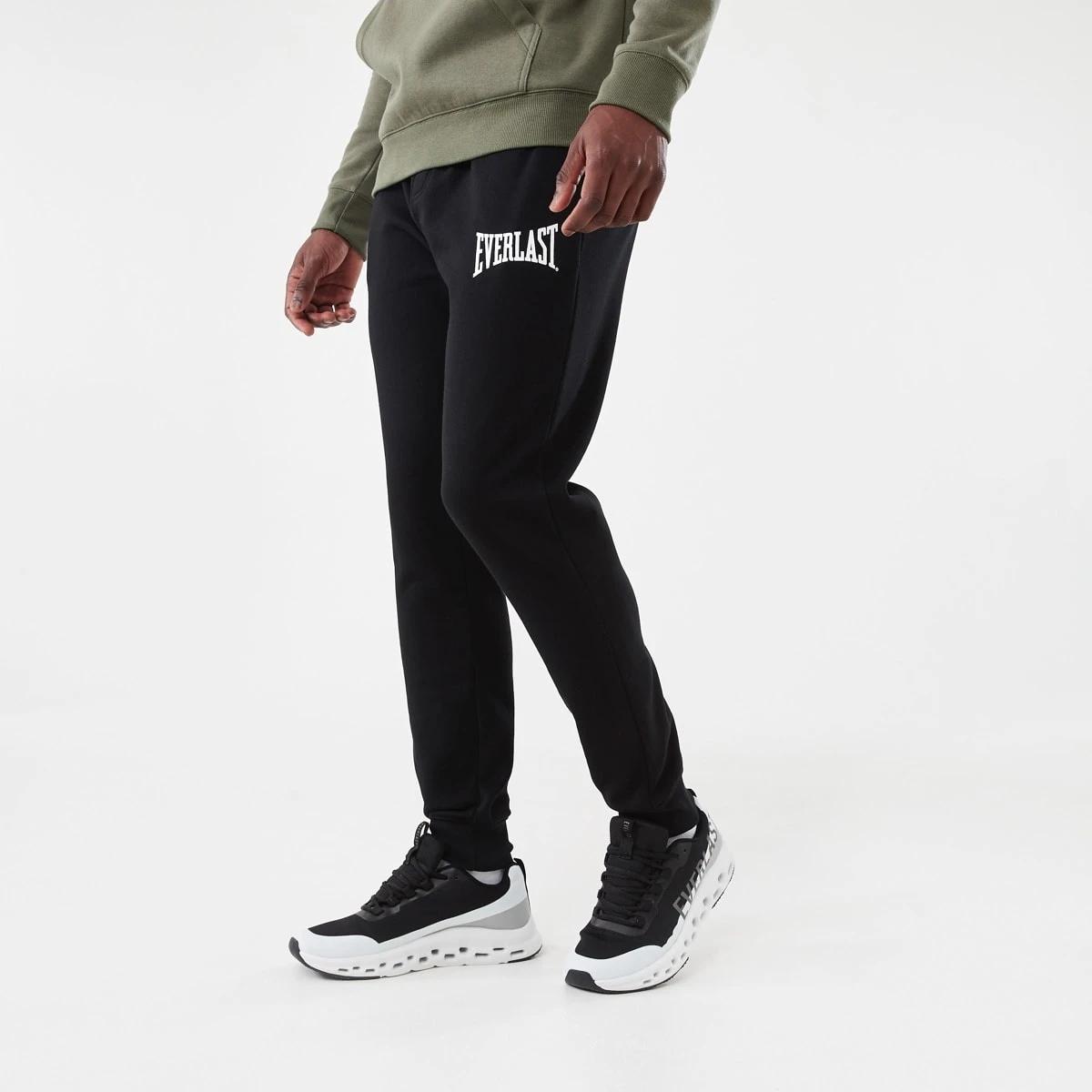 1 Everlast Mens Slim Trackpants EVER BLACK, 1 of 7