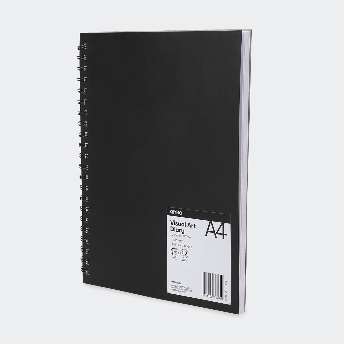3 A4 Visual Art Diary - Black, 3 of 5