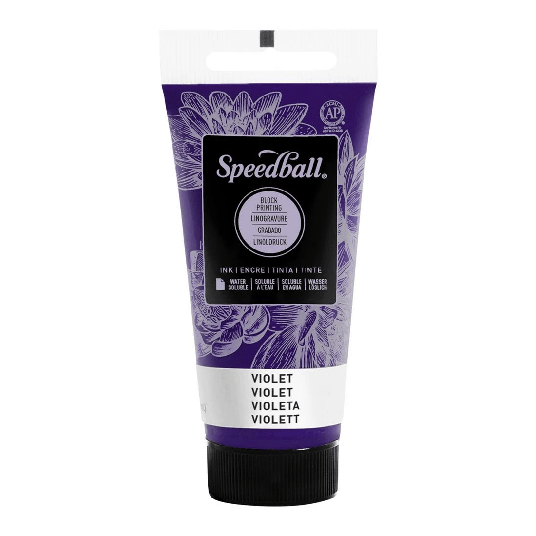 1 Speedball Block Printing Ink Water-based 37mL Violet, 1 of 1