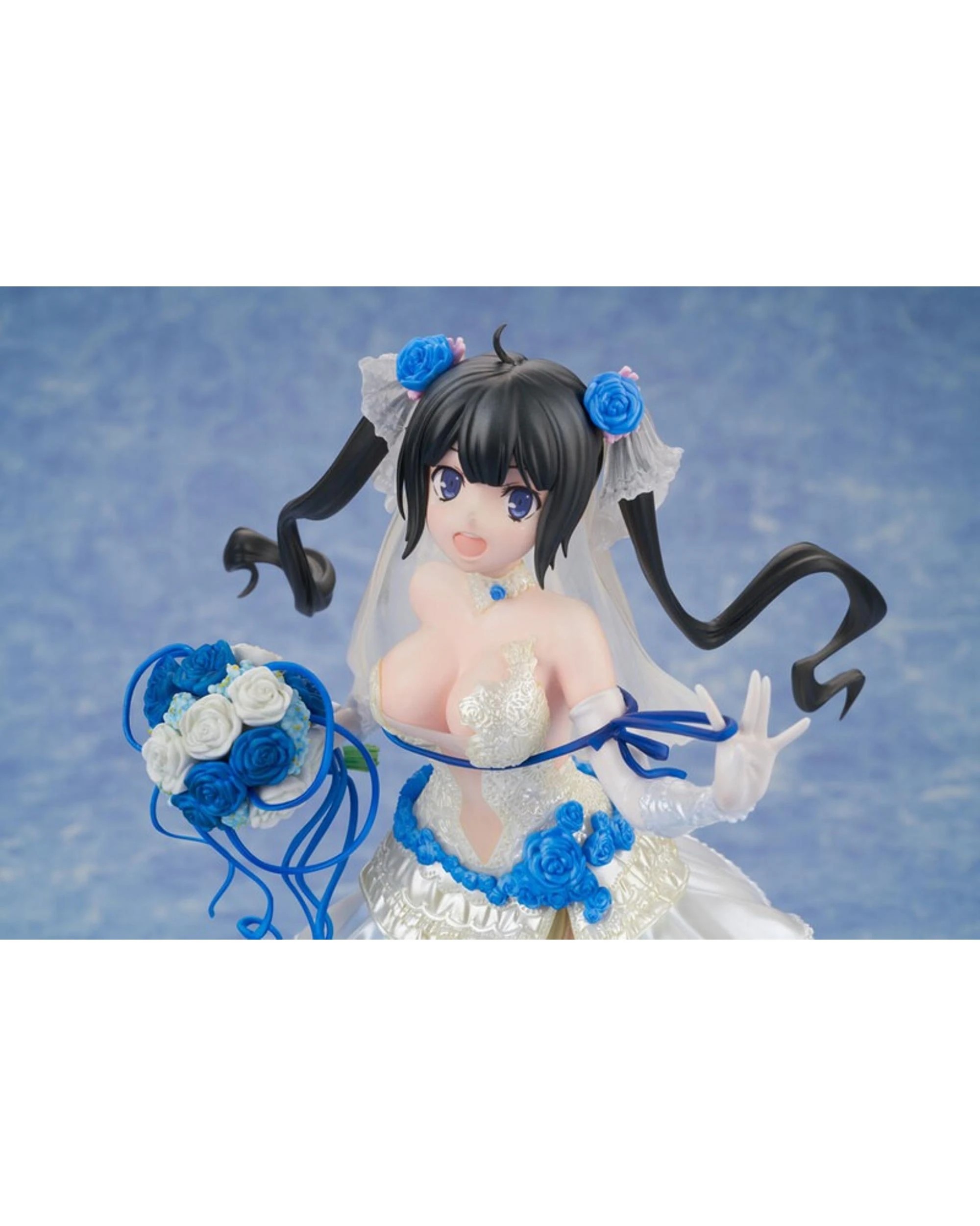 7 FuRyu Is It Wrong to Try to Pick Up Girls in a Dungeon IV Hestia Wedding Dress 1/7 Scale Figure, 7 of 10