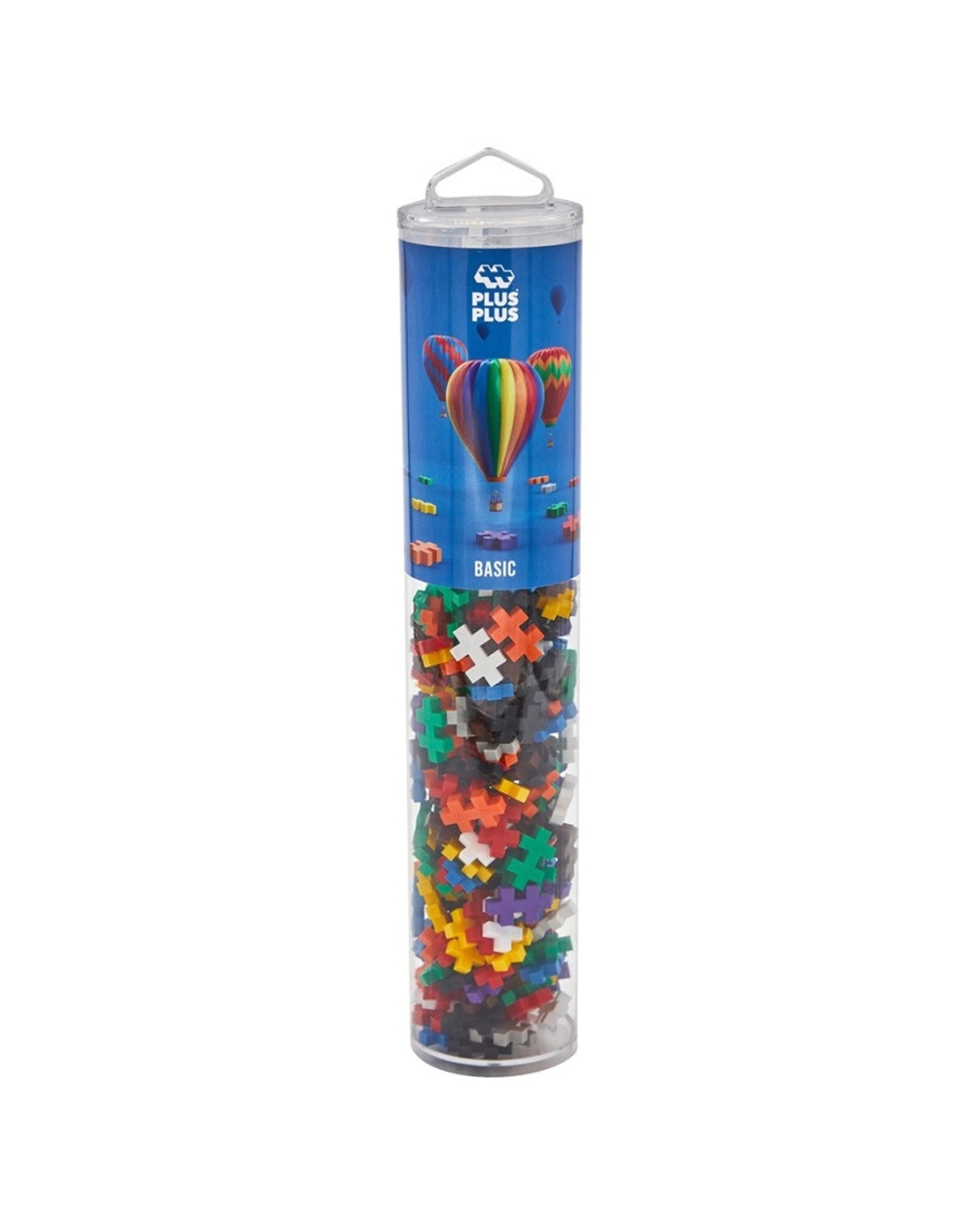 1 Plus-Plus 240pc Basic Mix Tube 2D Building Puzzle Kids Activity Learn Toy, 1 of 3