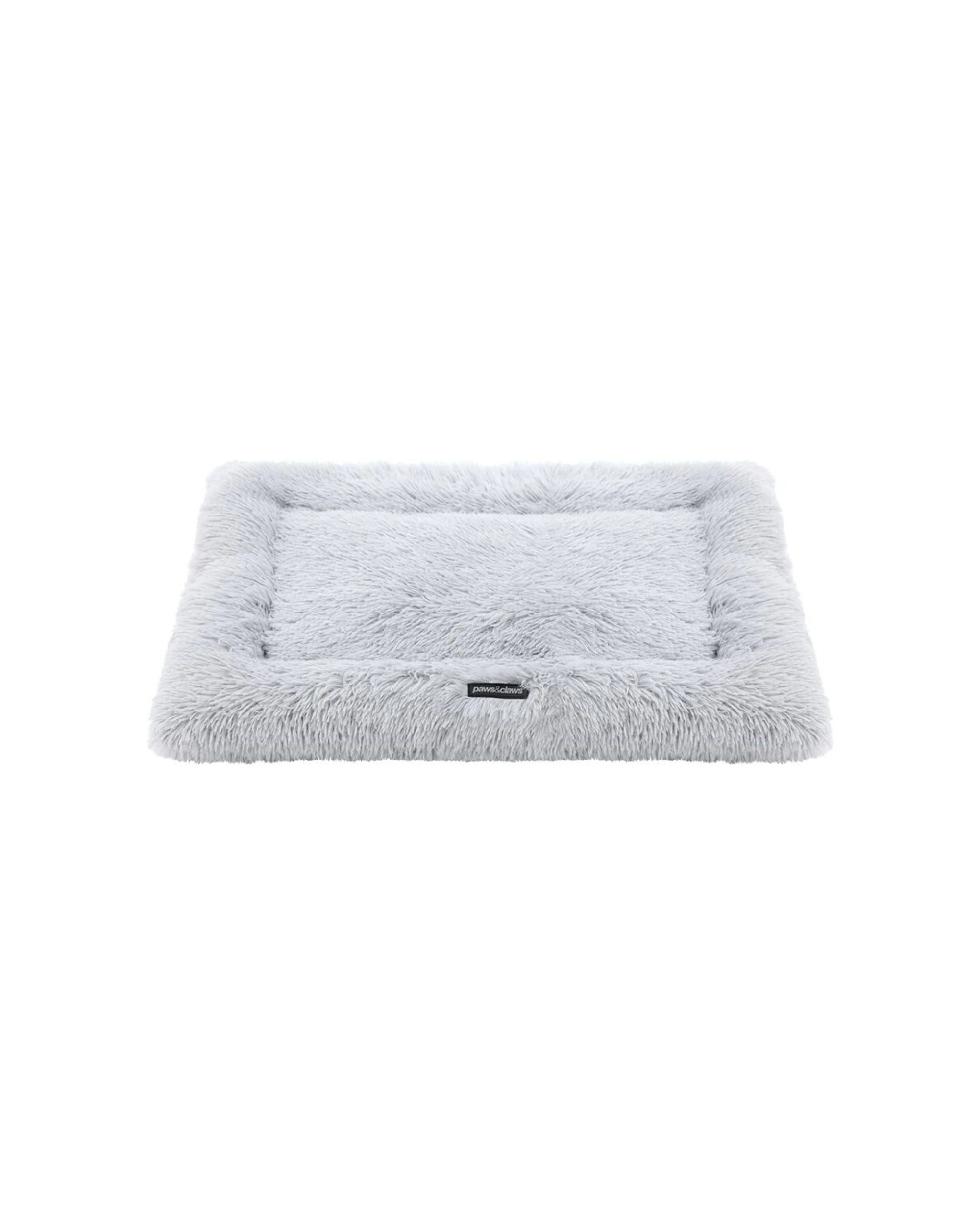 2 Paws And Claws Pet Mat Super Plush Washable Non Slip Large 90x60x4cm - Grey, 2 of 7