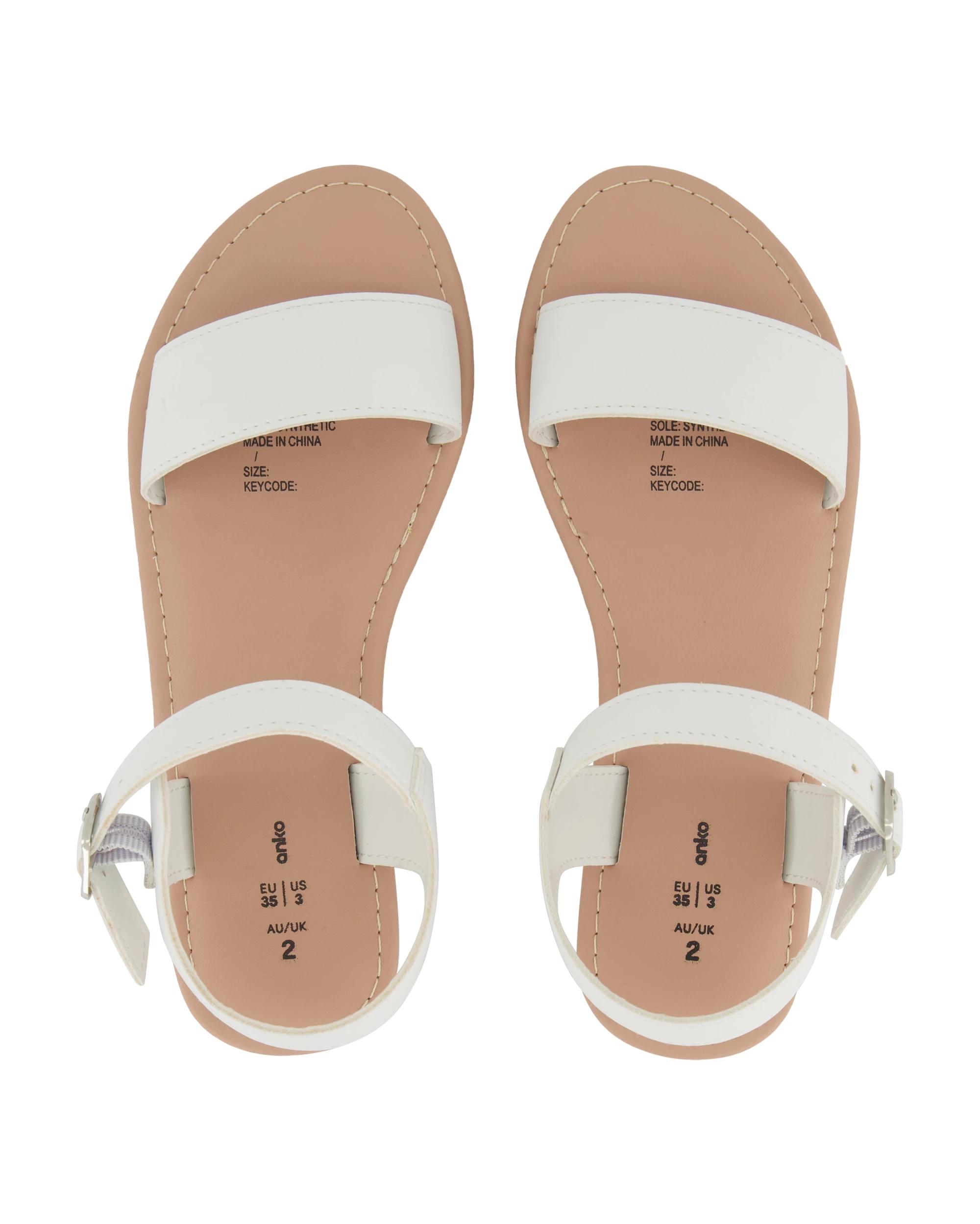 3 Senior Sandals White, 3 of 4