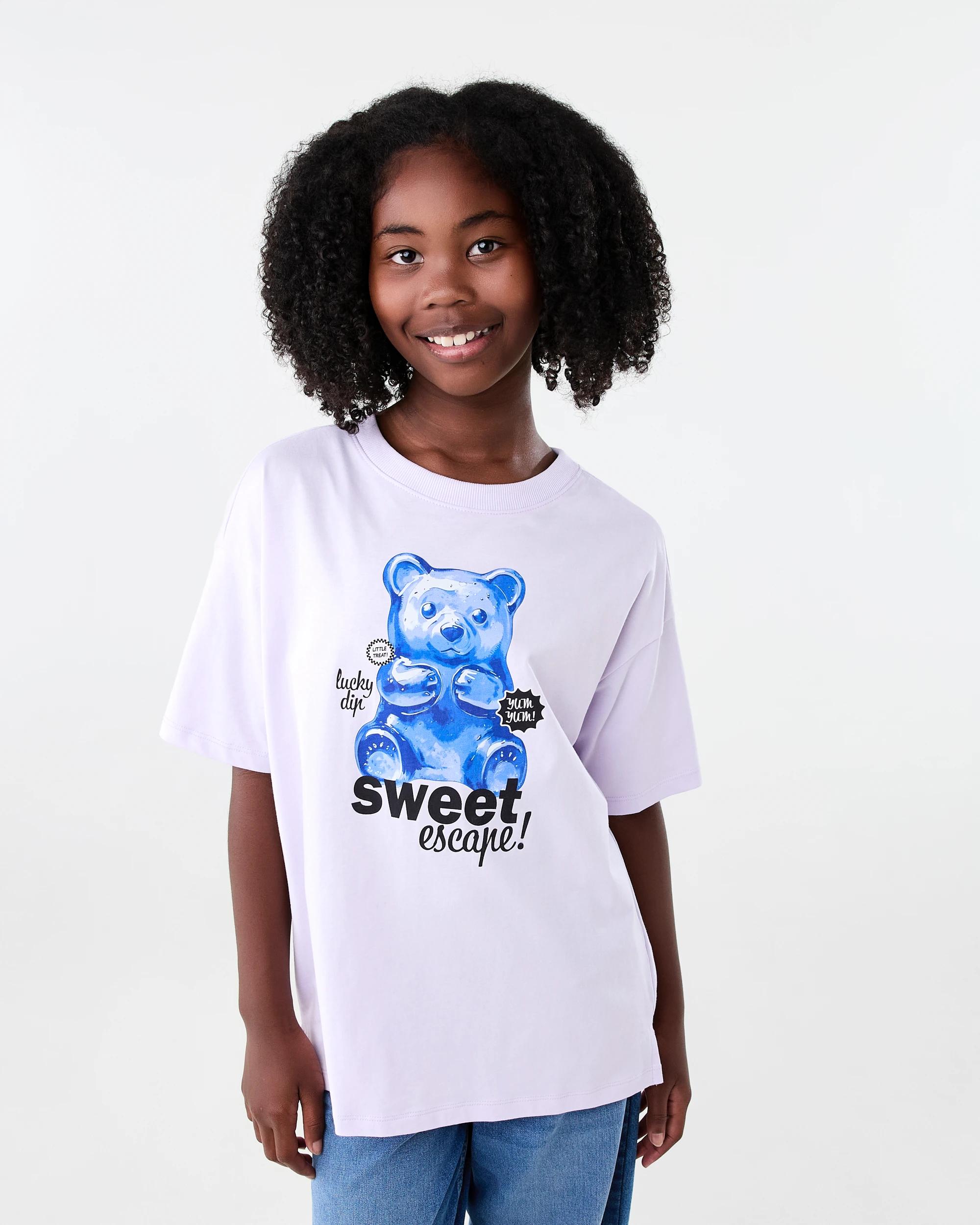 1 Oversized T-shirt Prpl Bear, 1 of 8