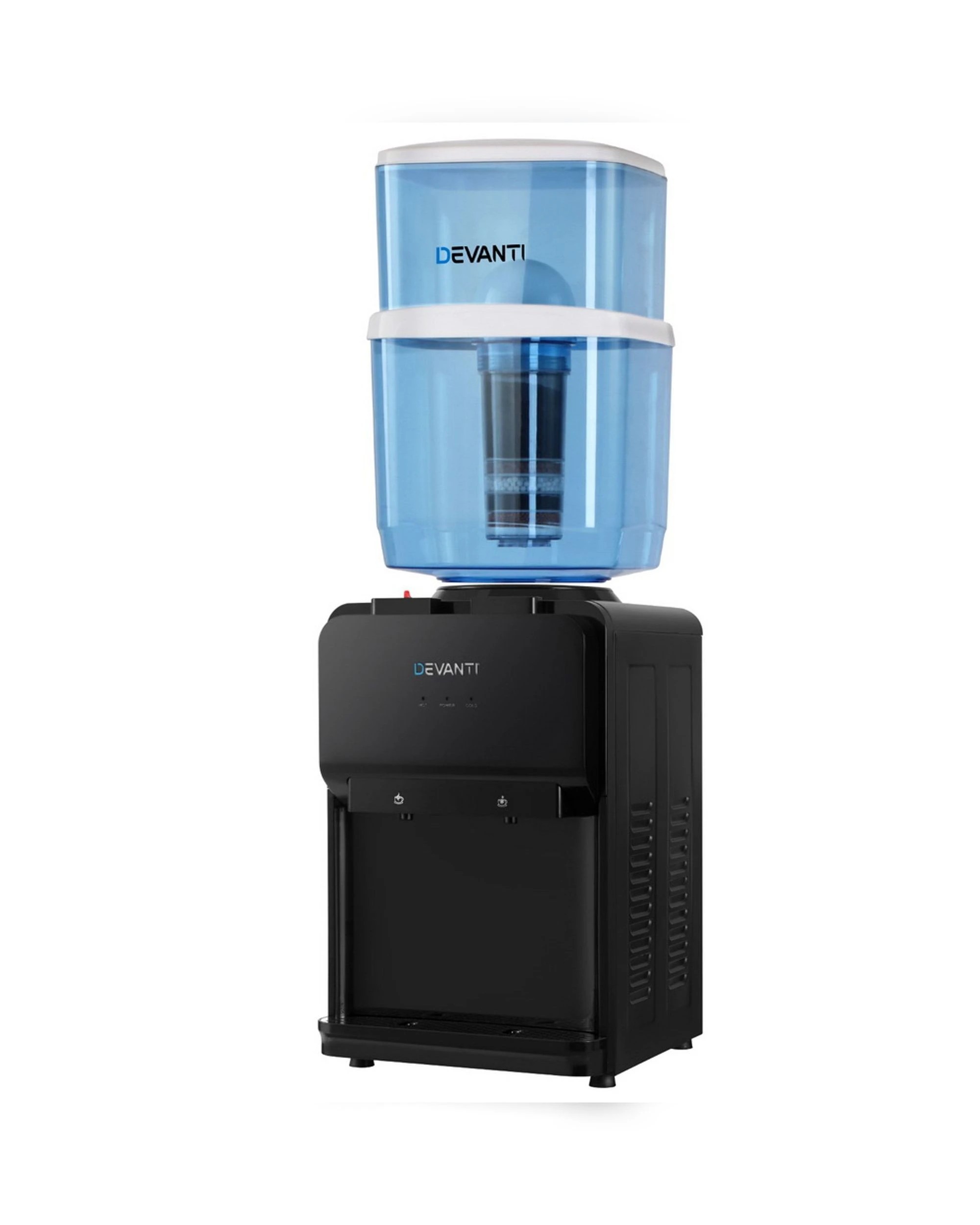 1 Devanti Water Cooler Dispenser Bench Top 22l
 - Black, 1 of 3