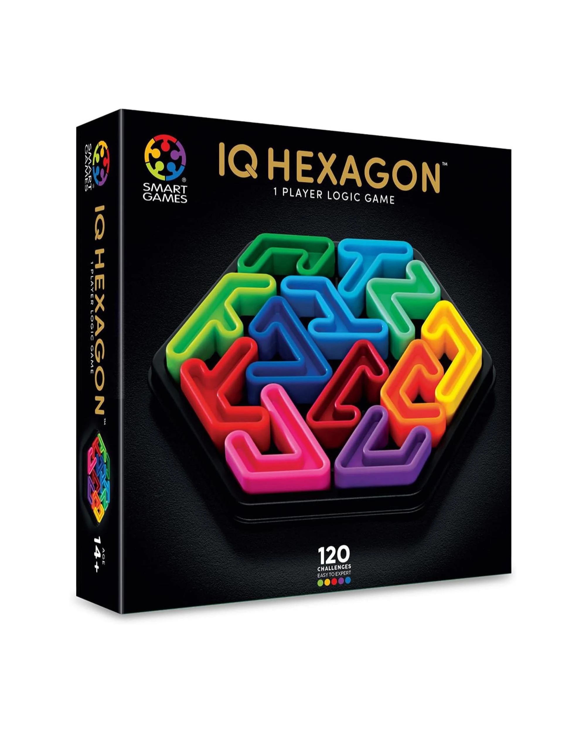 1 Smart Games IQ Deluxe Hexagon Puzzle Game, 1 of 4
