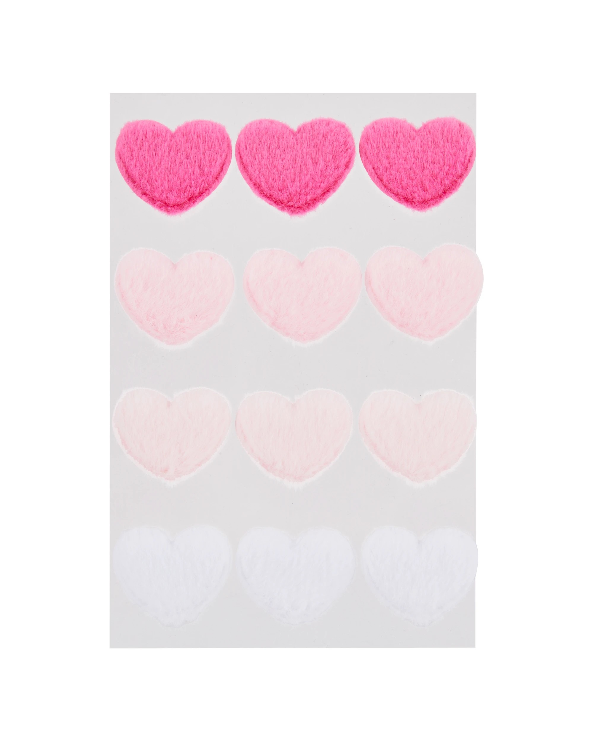 2 12 Pack Fluffy Heart Embellishments, 2 of 3