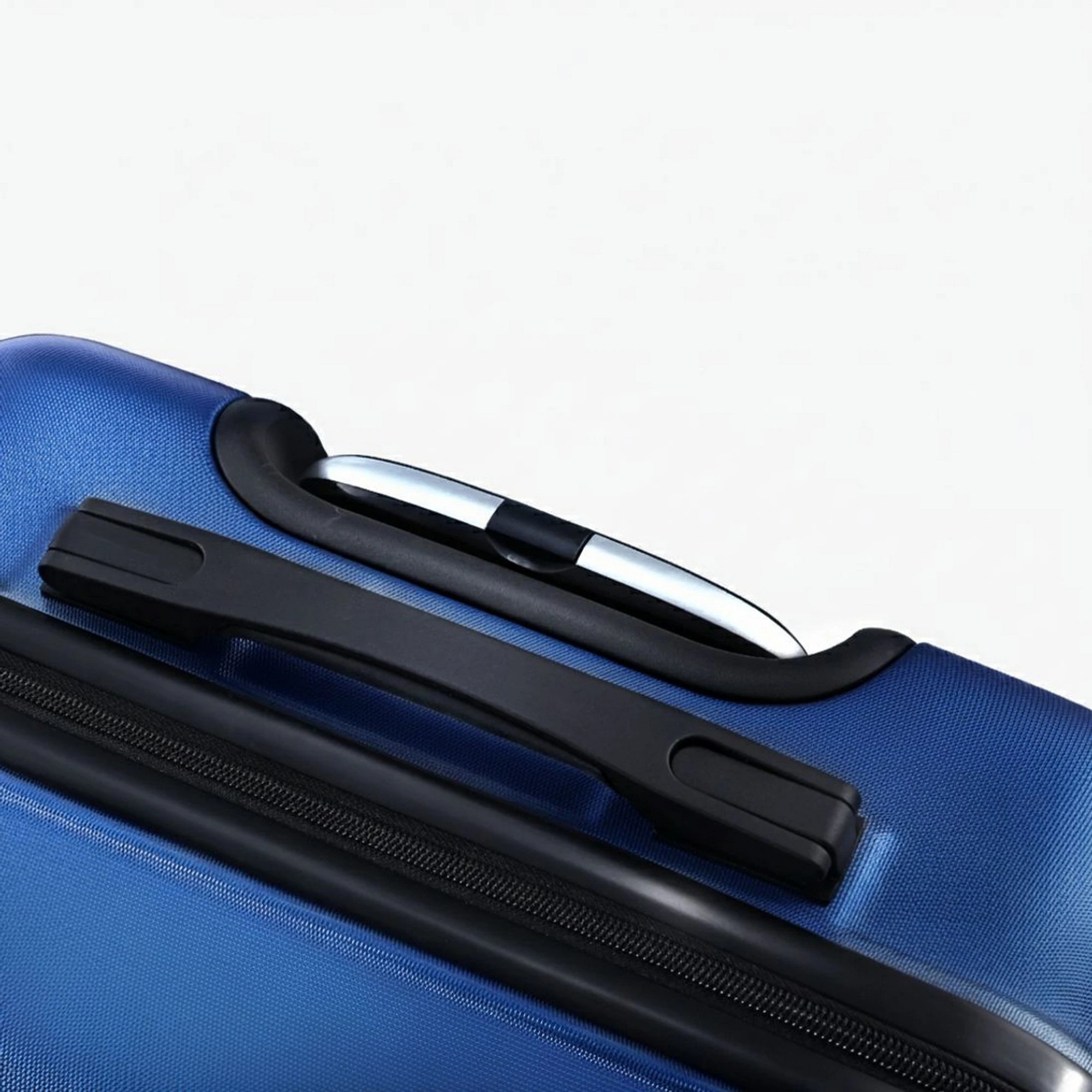 7 Wanderlite 3pc Luggage Trolley Travel Suitcase Set TSA Hard Shell Case Strap - Blue, 7 of 8