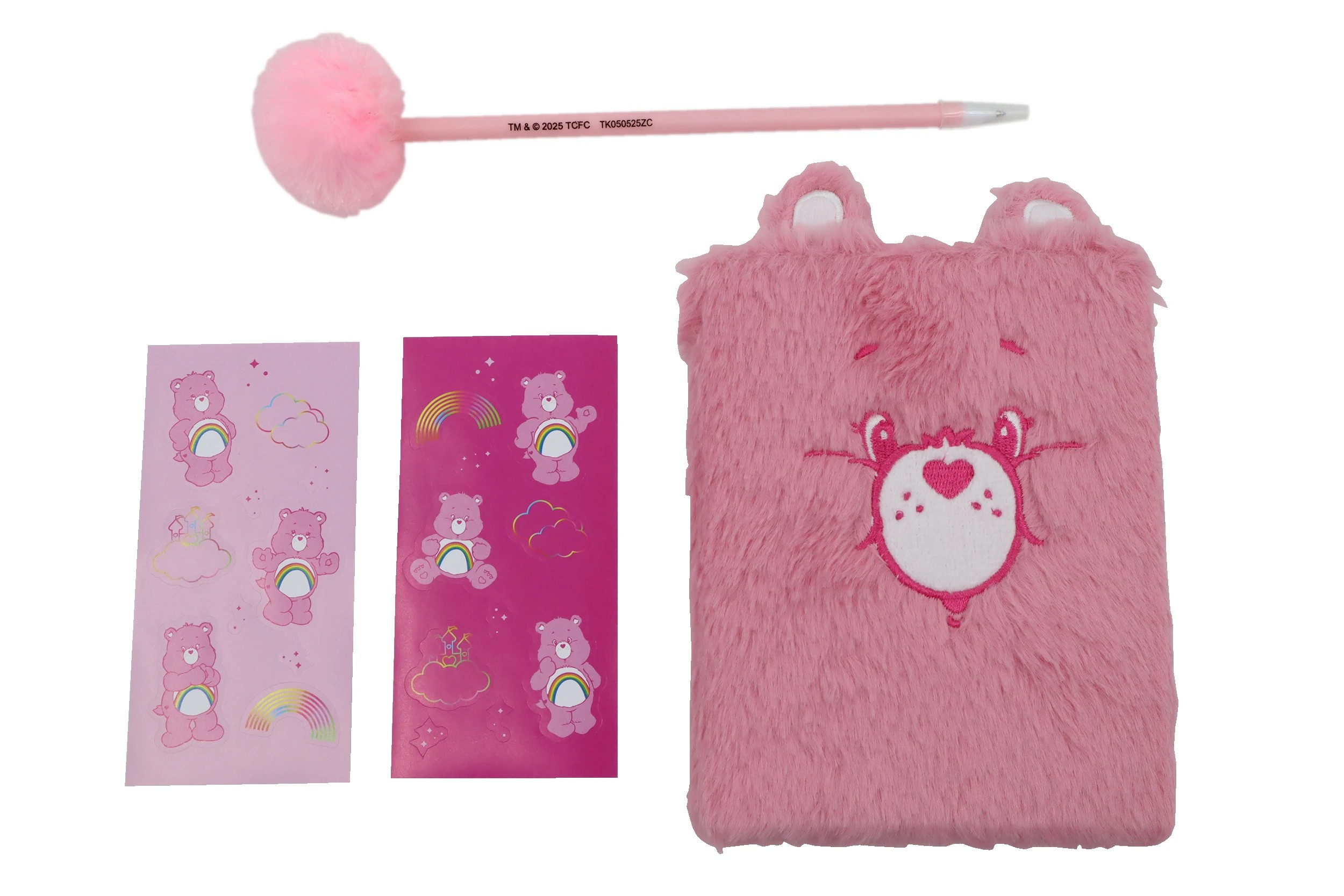 2 Care Bears Cheer Bear Fluffy Journal Set, 2 of 3