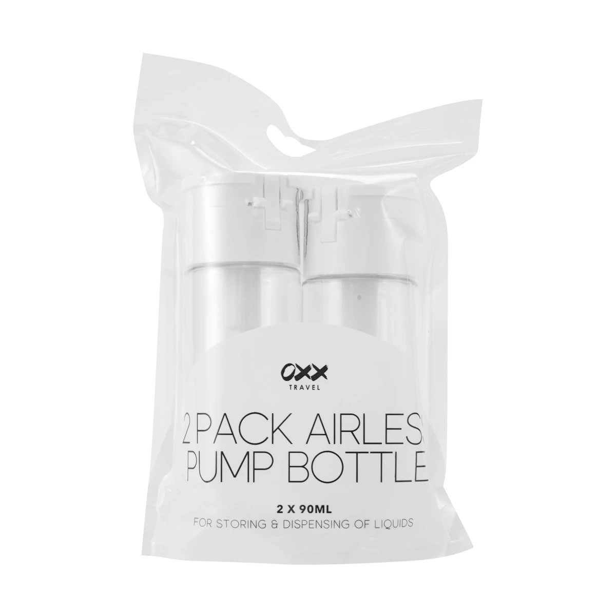 1 OXX Travel 2 Pack Airless Pump Bottles, 1 of 9