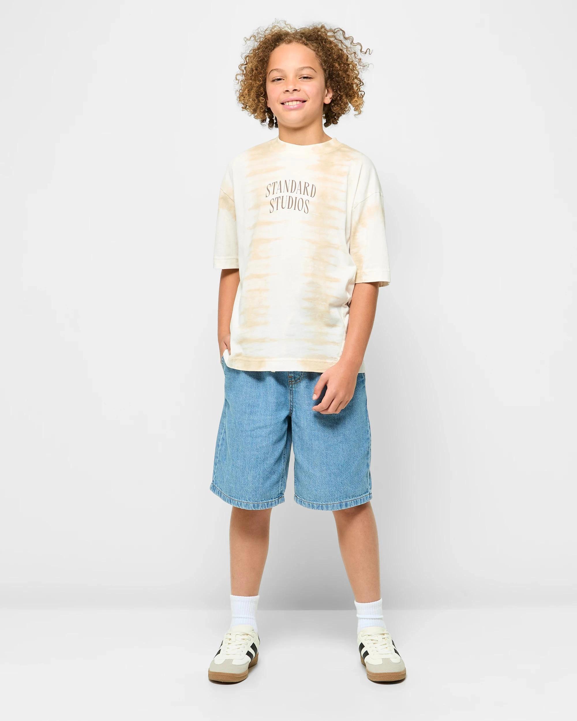 2 Target Australian Cotton Oversized Washed T-shirt NEUTRAL, 2 of 5