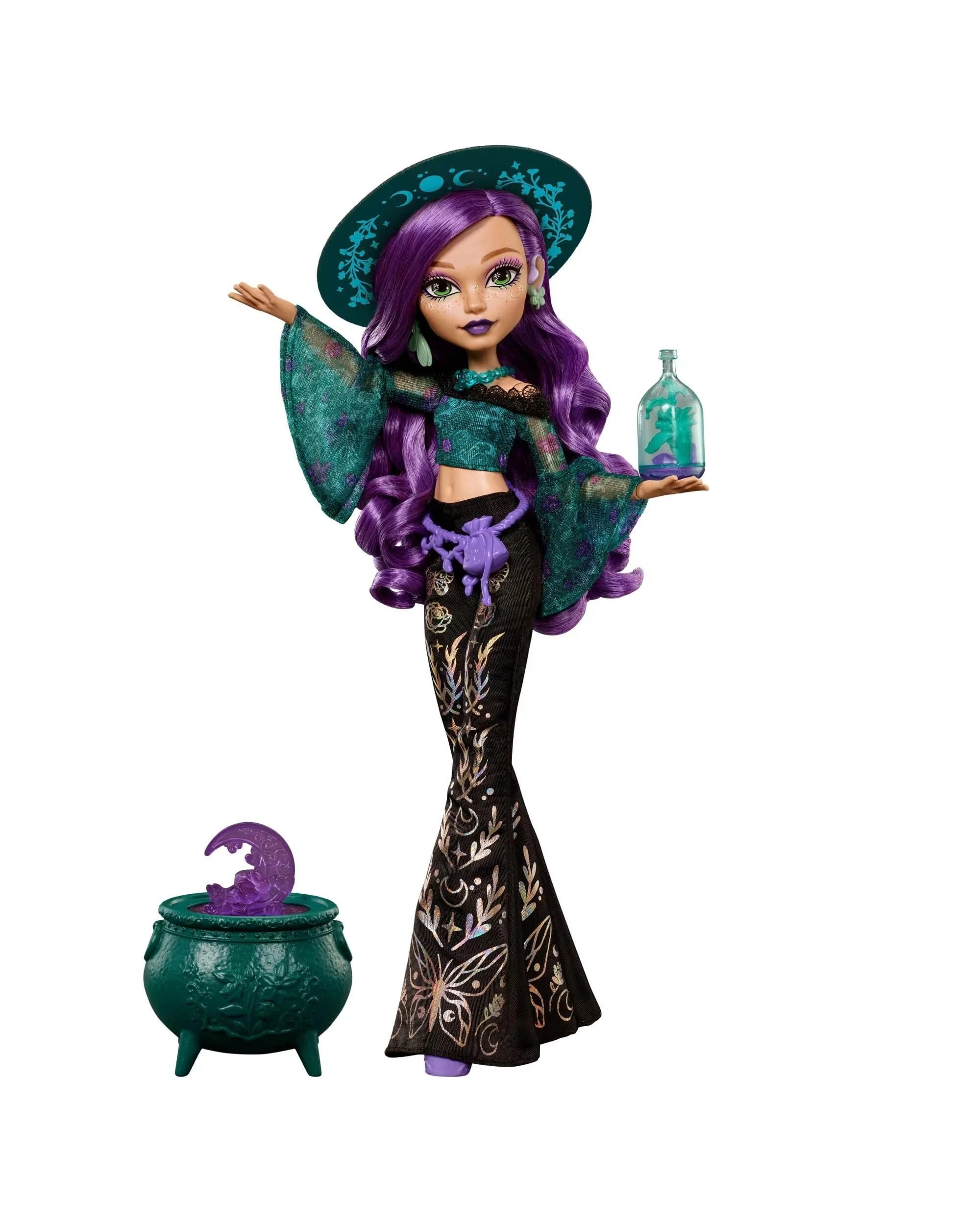 2 Monster High Moonspell Magic Willow Thorne Nature Witch Fashion Doll, 2 of 5