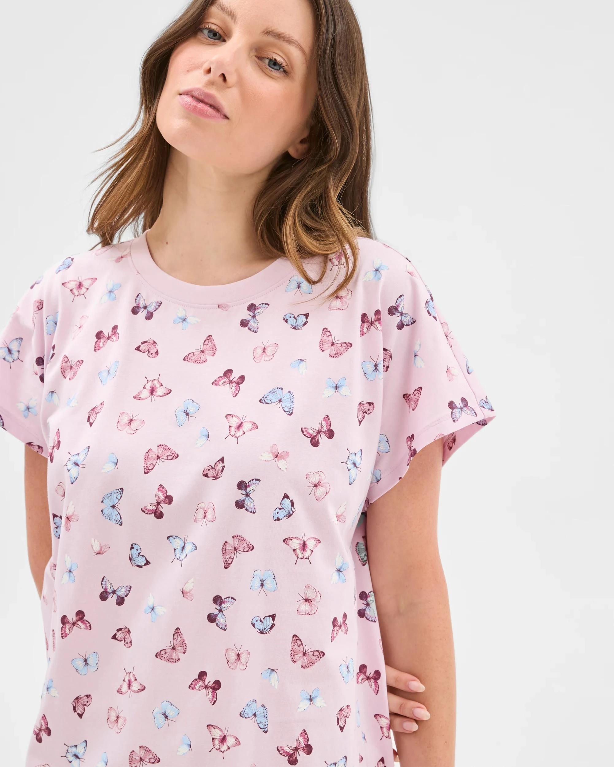 5 Target Australian Cotton T-Shirt Nightie BUTTERFLY, 5 of 6