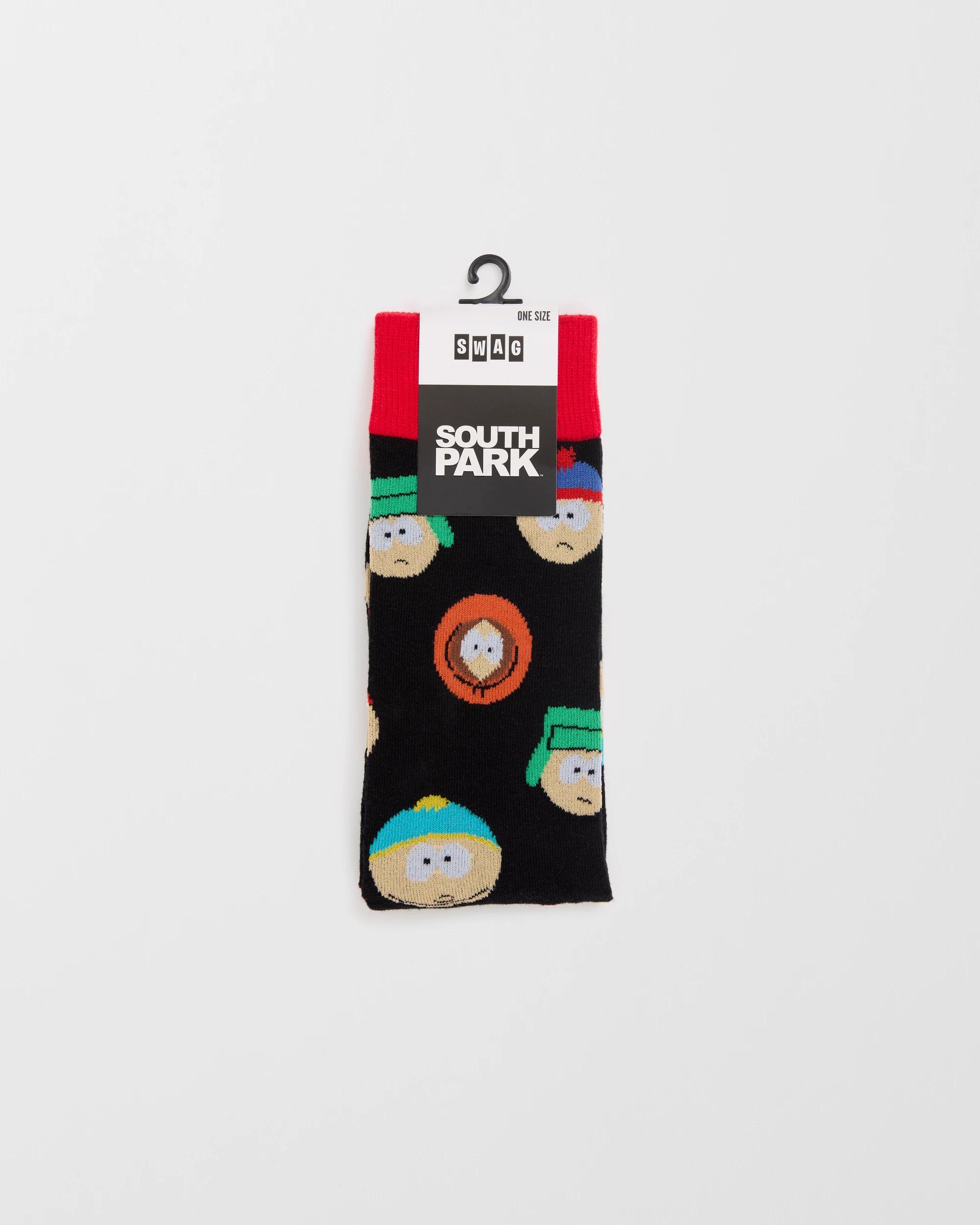 2 Swag South Park Crew Socks BLACK, 2 of 3