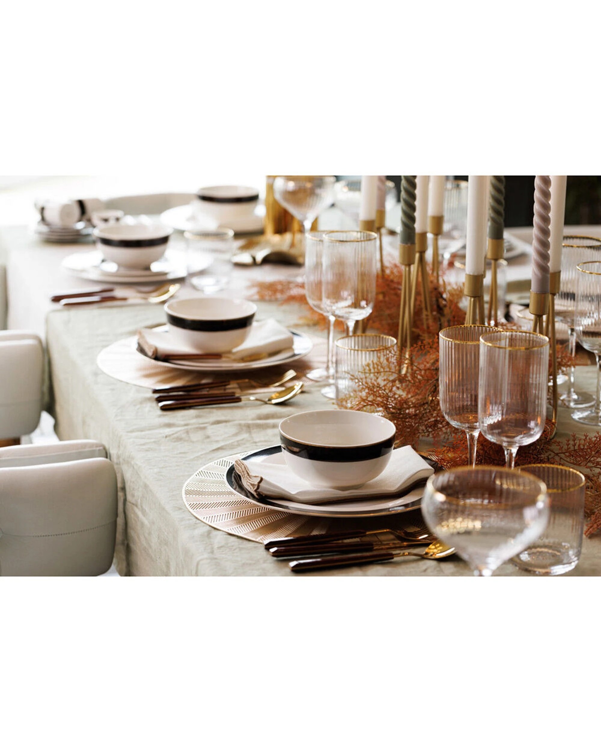 6 Mikasa 4pc Luxe Deco Kitchen China Cereal Bowl Set 14cm - Multi, 6 of 6