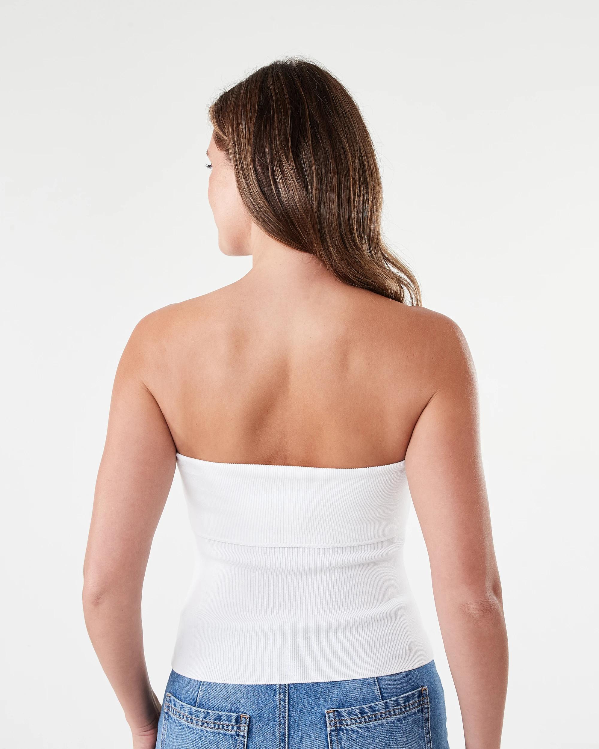 3 Fitted Bandeau Top White, 3 of 7