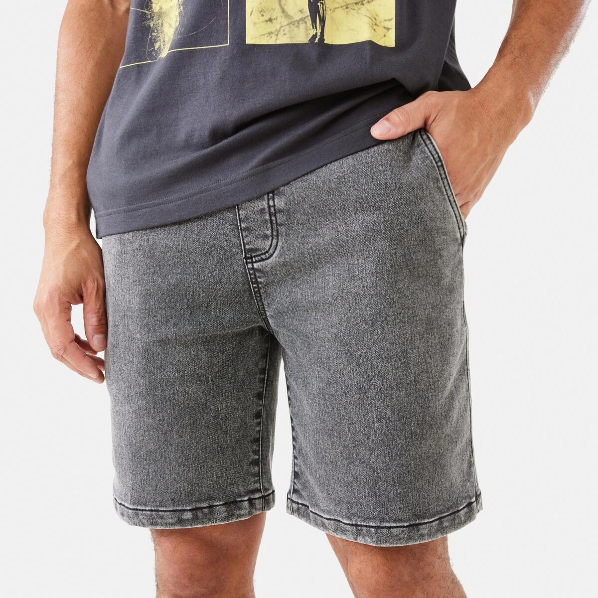 1 Denim Jogger Shorts VINTAGE BLACK, 1 of 7