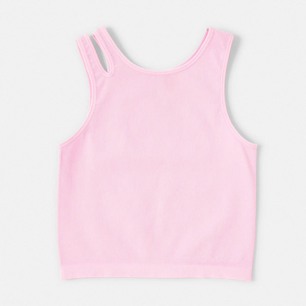 9 Active Kids Seam Free Tank Pris Pink, 9 of 10