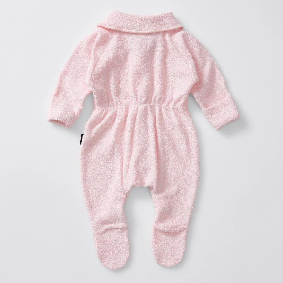 2 Baby Bonds Poodelette Snap’ Wondersuit Coverall PINK, 2 of 4