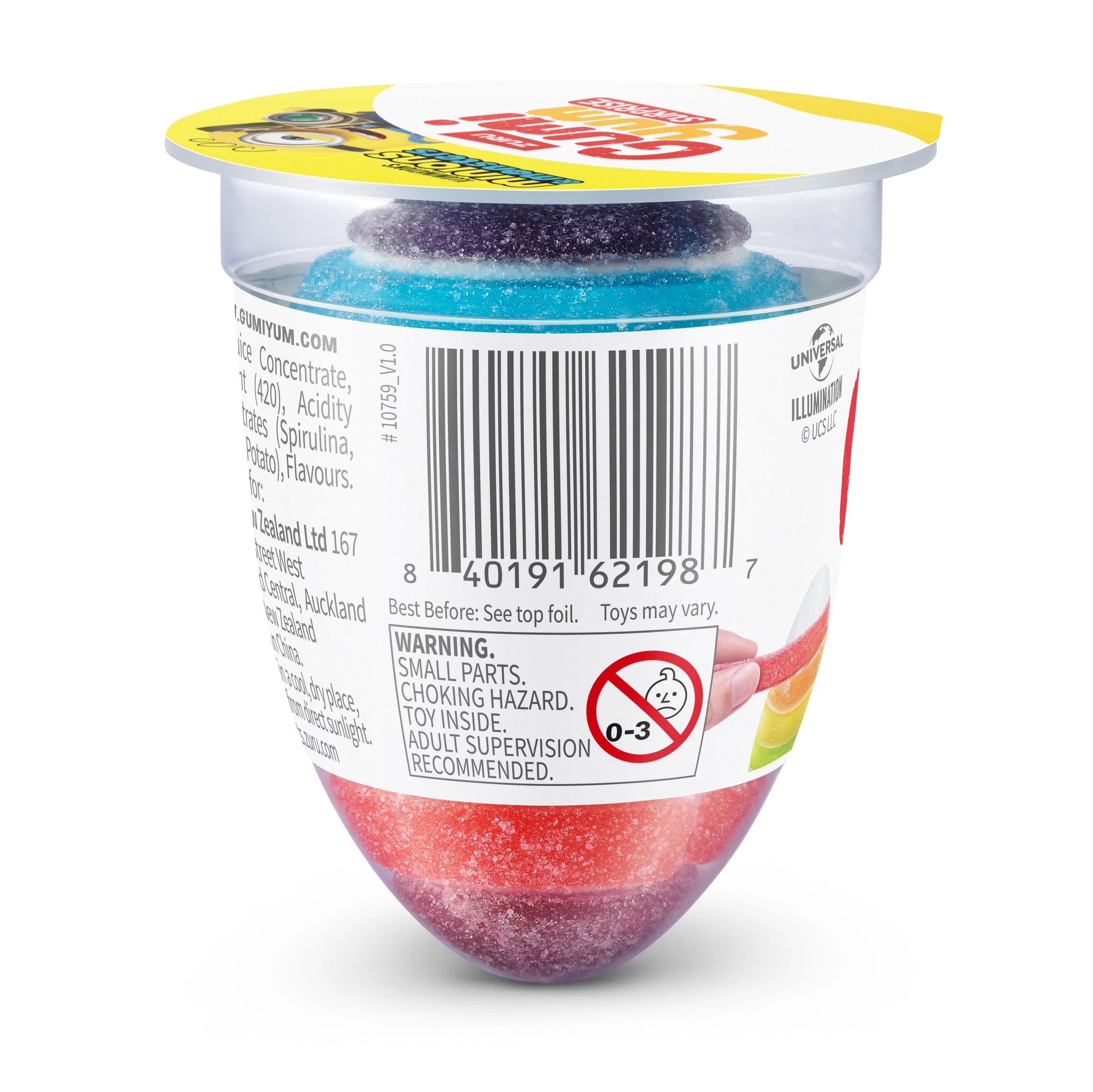 8 ZURU Gumi Yum Surprise Minions Gummy and Toy 26g - Assorted, 8 of 8