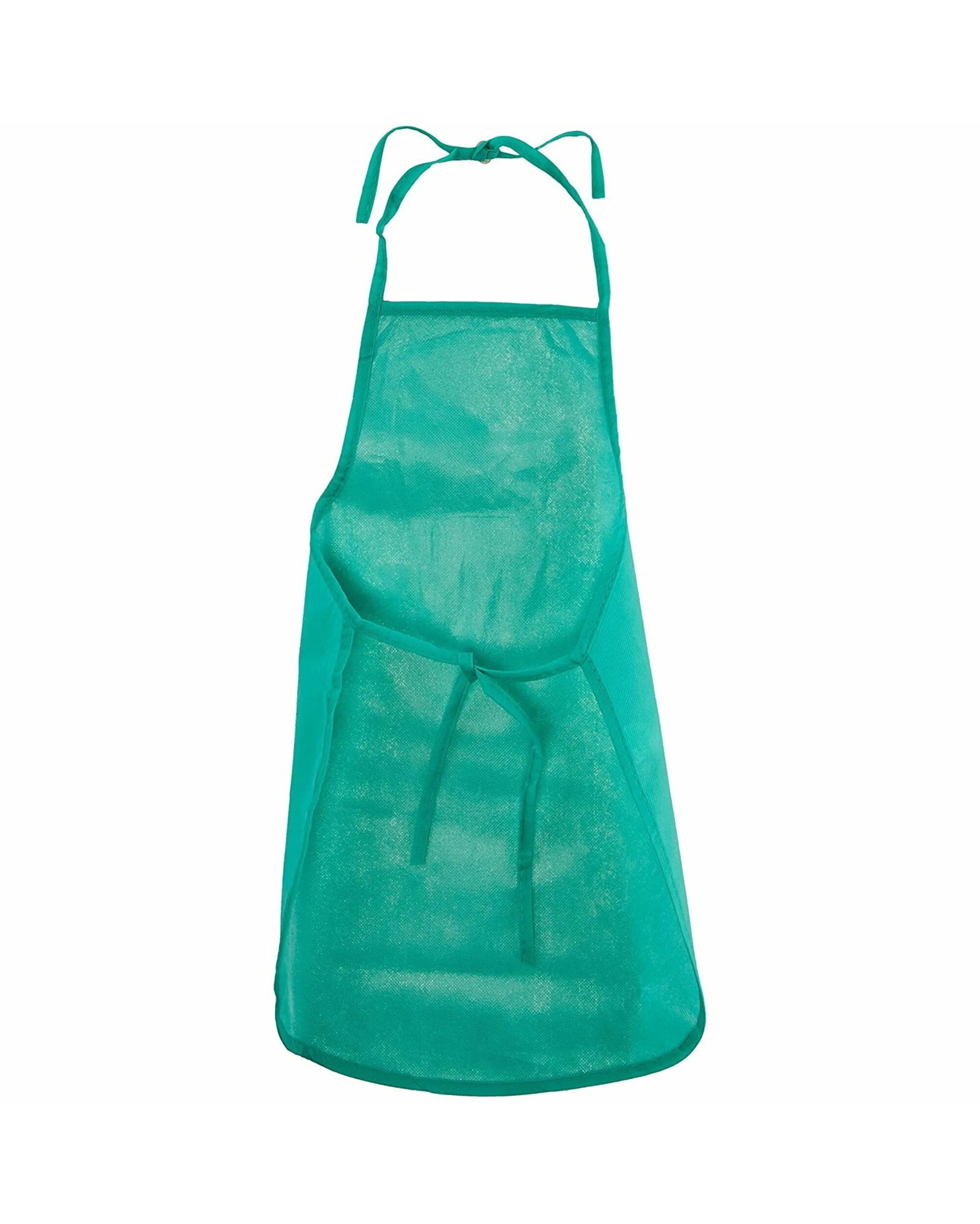 2 Partyrama Children's Assorted Coloured Aprons Pack of 12 - Multi, 2 of 2