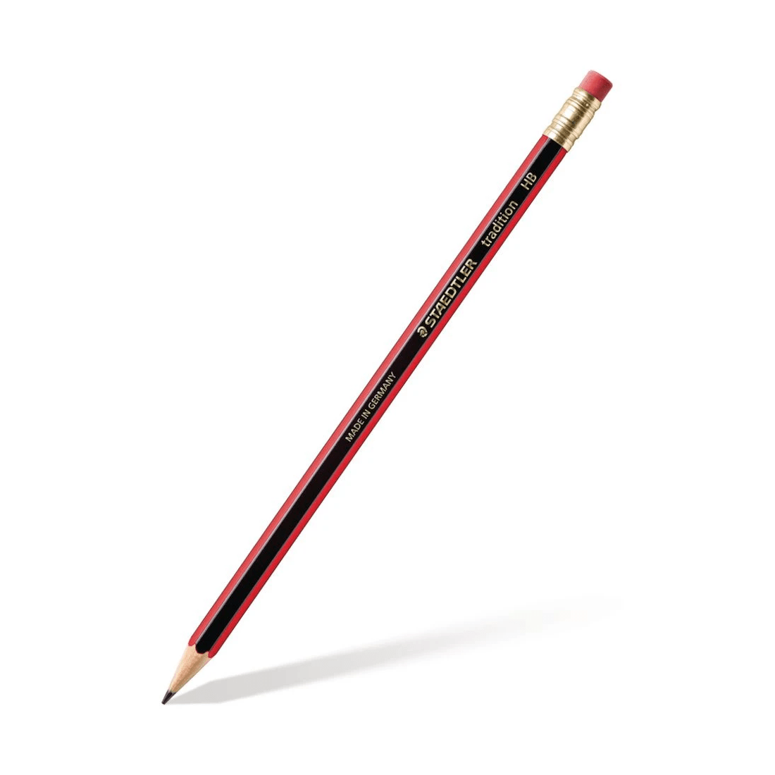 3 Staedtler Tradition Eraser Tip Graphite Pencils HB 12 Pack, 3 of 6