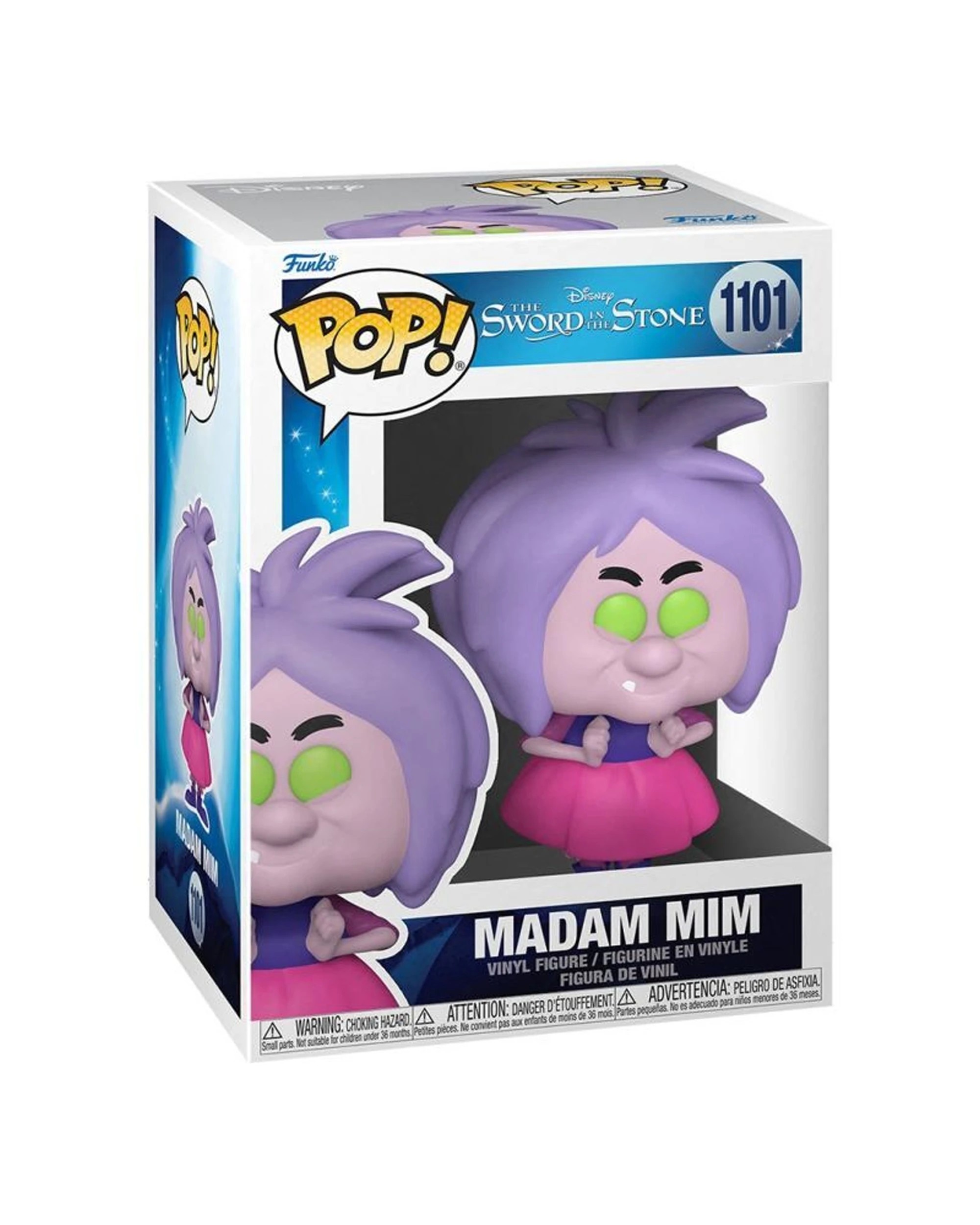 3 Pop Vinyl Figurine - Sword In The Stone - Madam Mim - Action Figure 10cm - Multi, 3 of 3