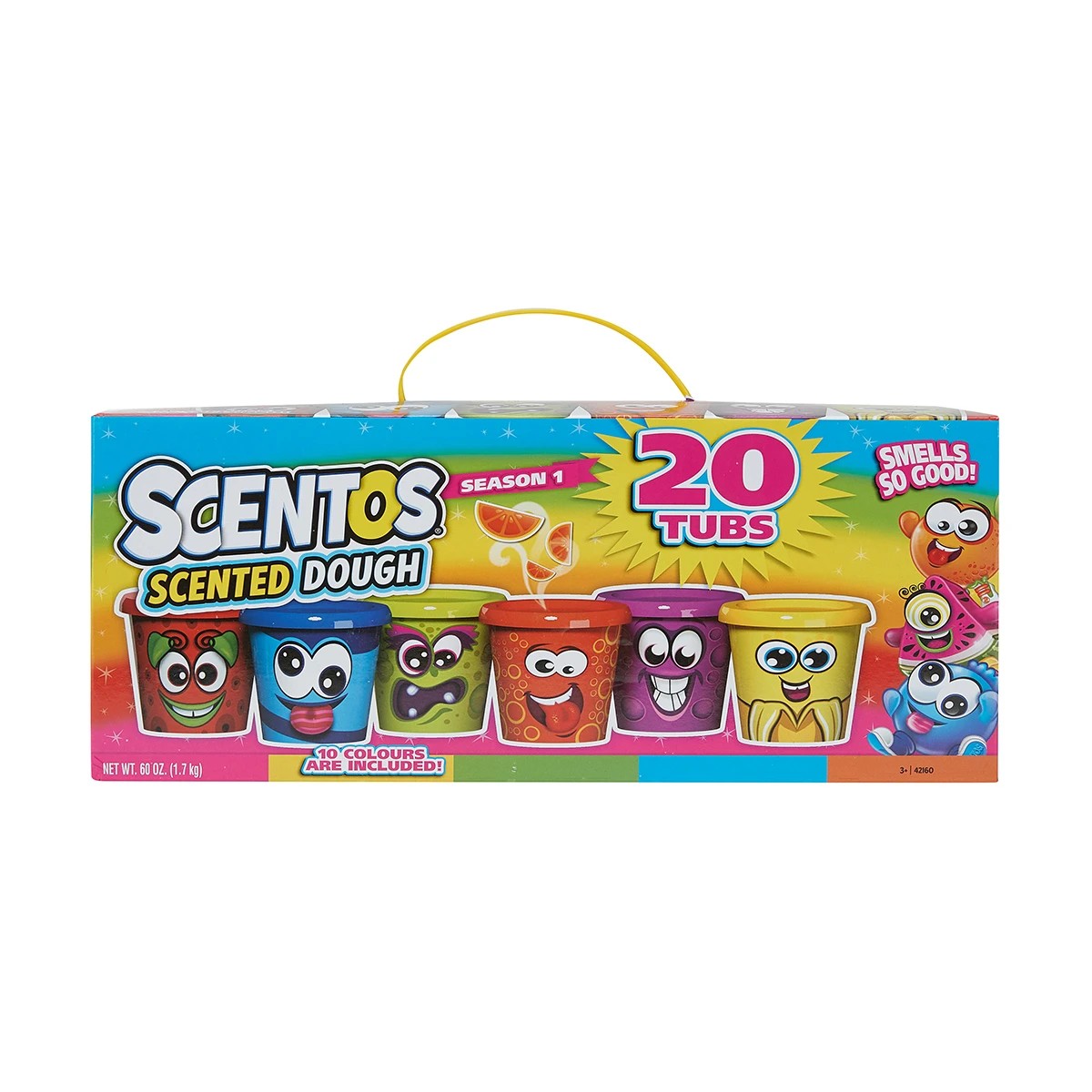 1 20 Pack Scentos Scented Dough Set 1.7kg, 1 of 6