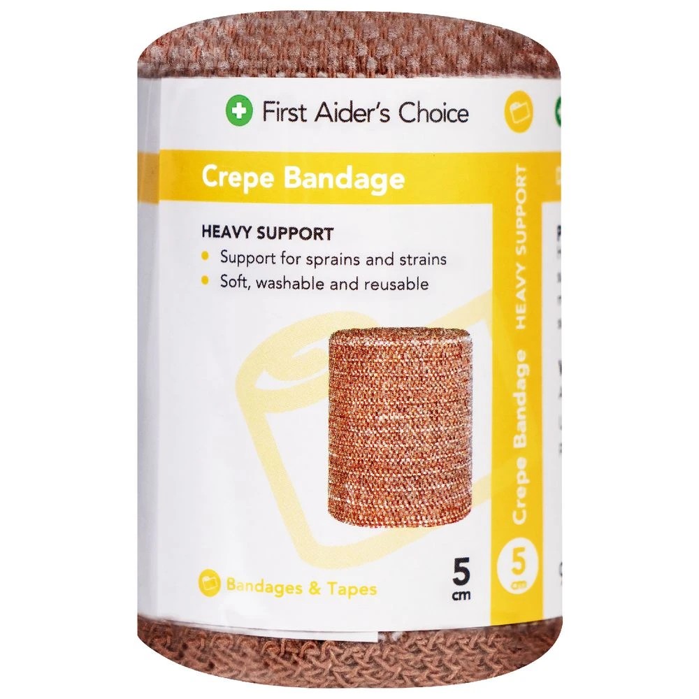 1 First Aiders Choice Heavy Crepe Bandage 5cm x 2m, 1 of 2