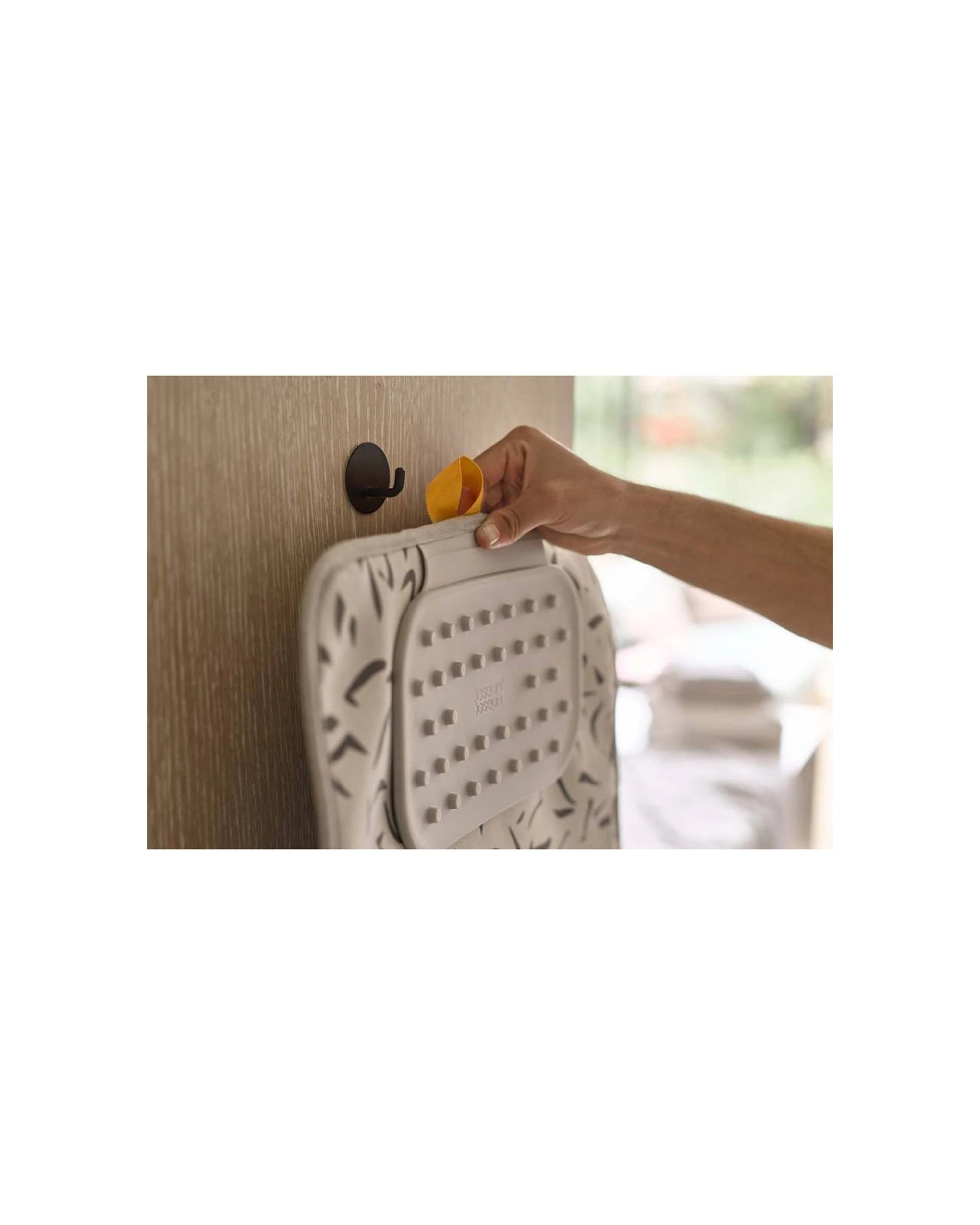 6 Joseph Joseph Swift Ironing Mat 47x90cm Heat Resistant DripLock Silicone Ecru - Multi, 6 of 6