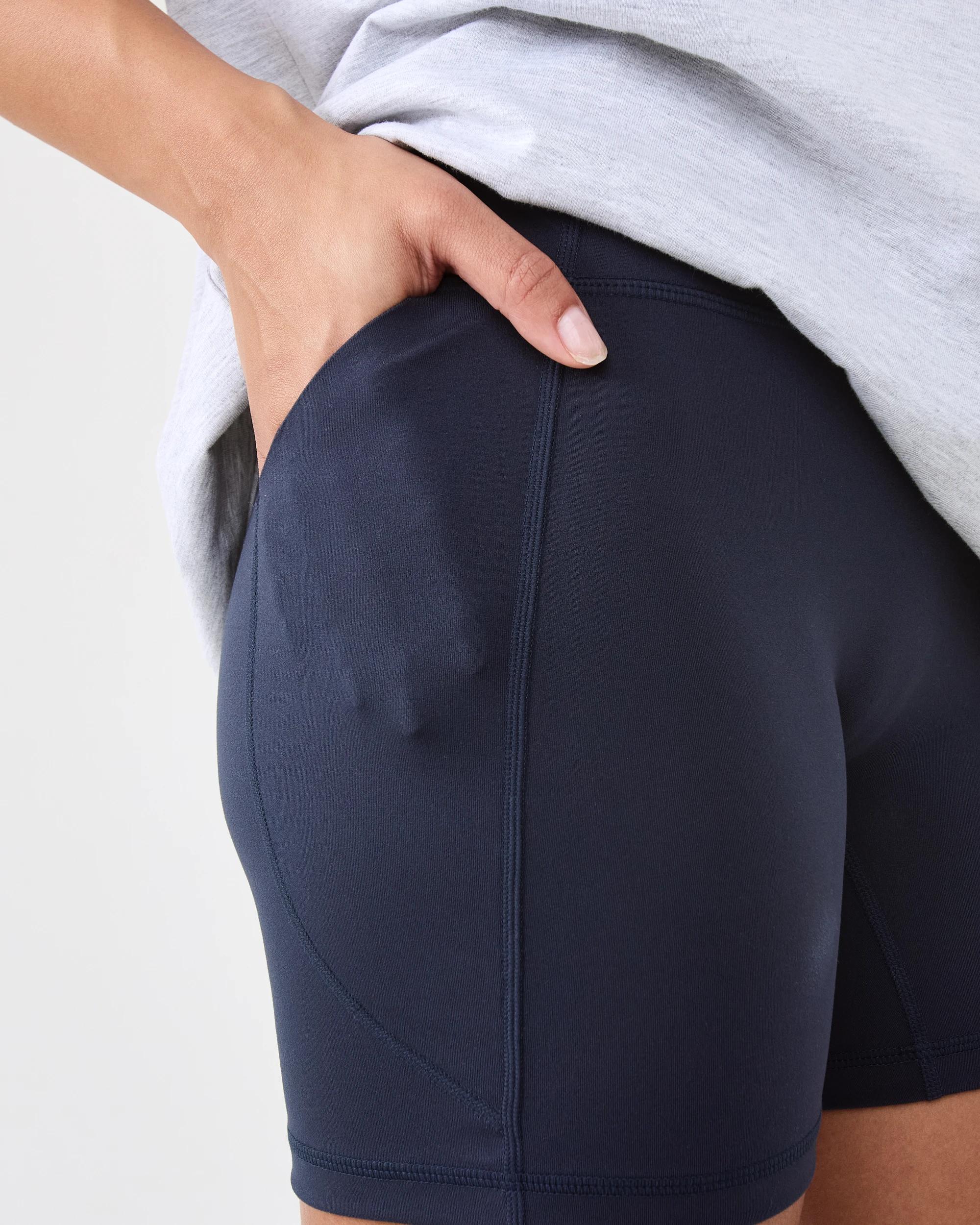 6 Active Womens Ultrasoft Shorts Shade Navy, 6 of 7