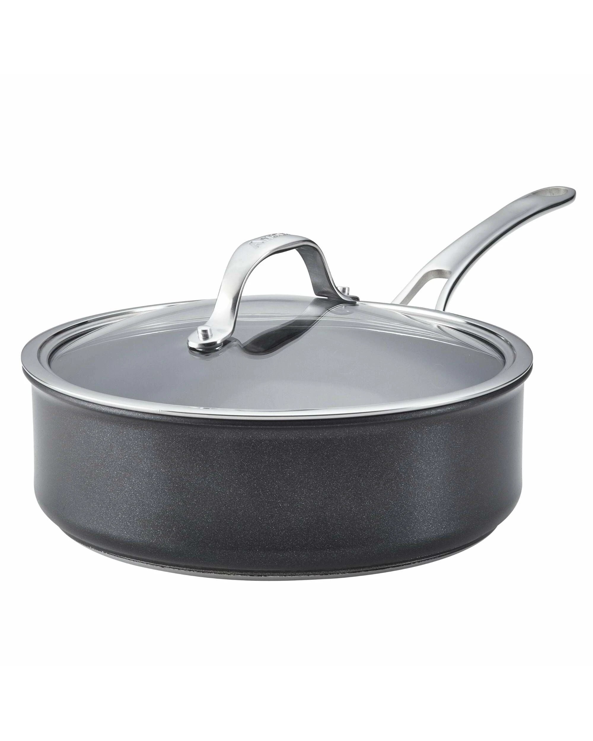 1 Anolon X Hybrid Stainless Steel Nonstick Induction Covered Saute 24cm/3.3L - Black, 1 of 1