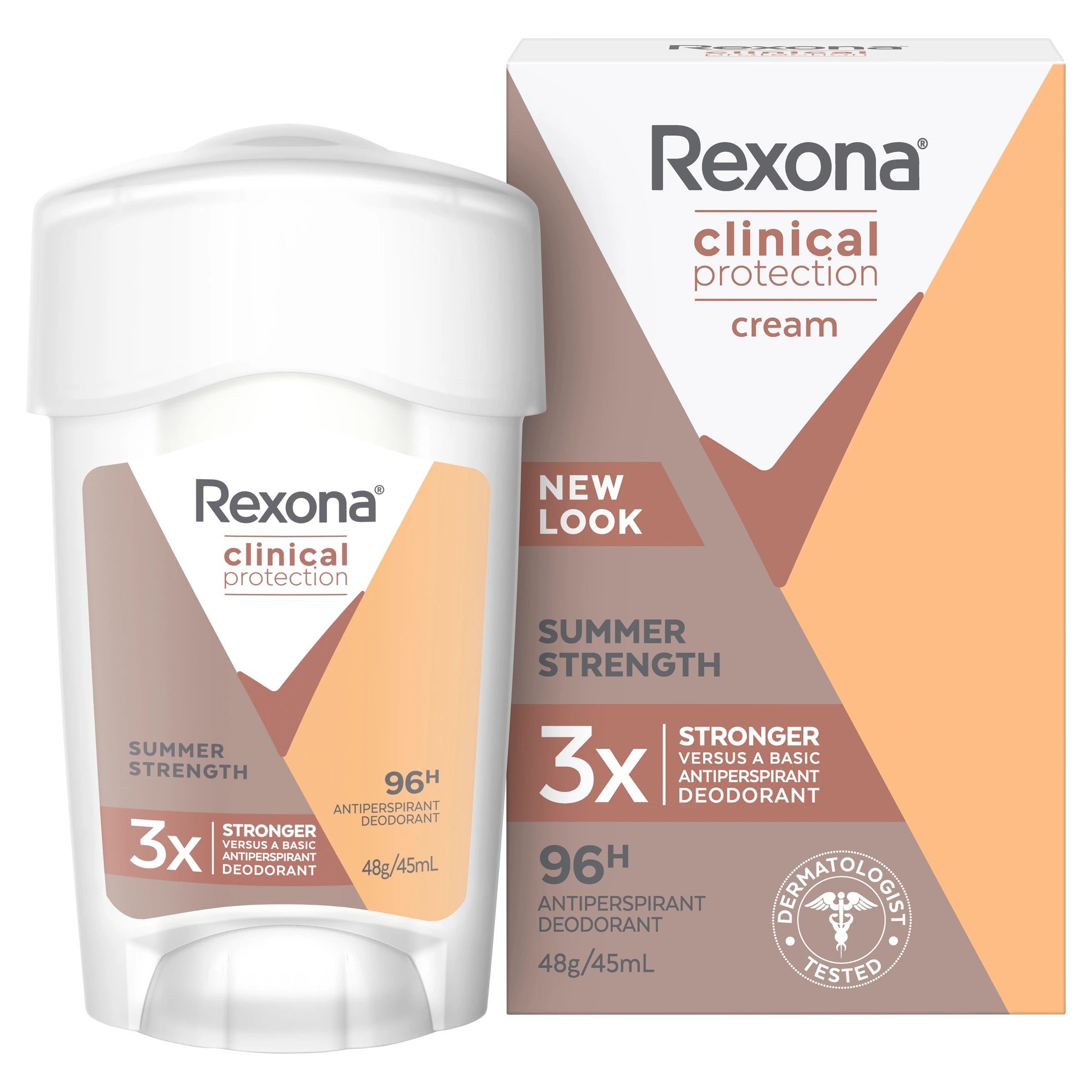 1 Rexona Summer Strength Clinical Protection Antiperspirant 45ml, 1 of 10