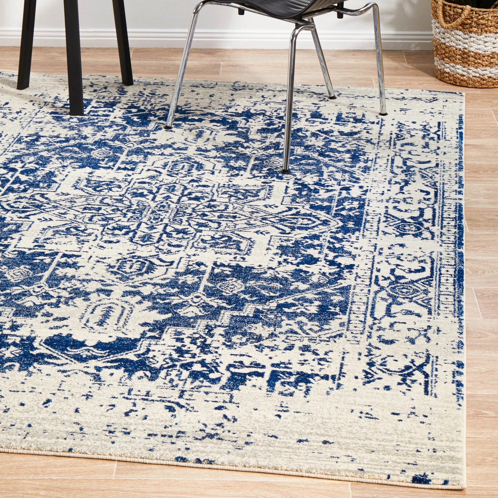3 Common Ground Rugs Encore 253 330x240cm - Extra Large Floor Rug - Blue, 3 of 9