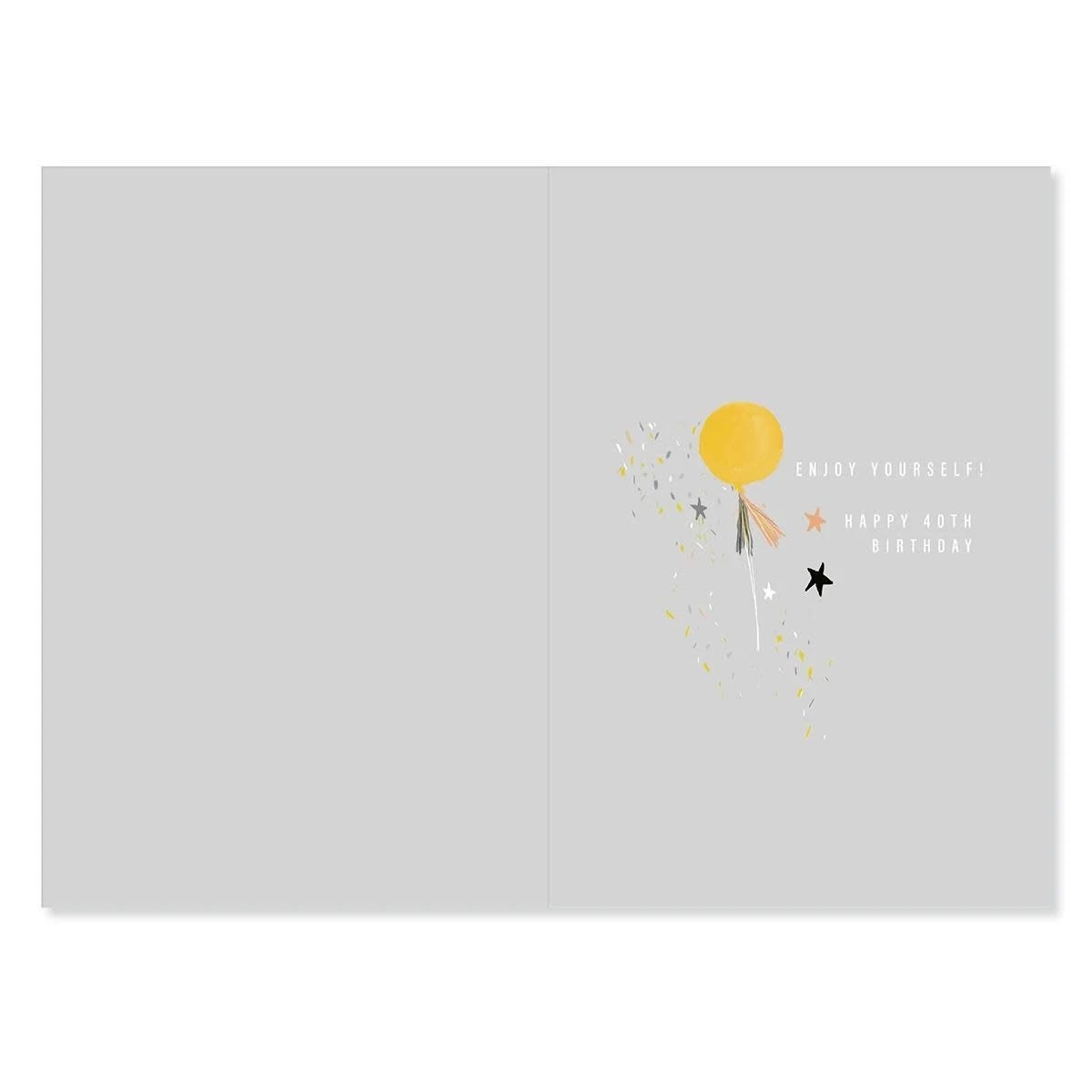 2 Connections from Hallmark 40th Birthday Card - Bear, 2 of 3