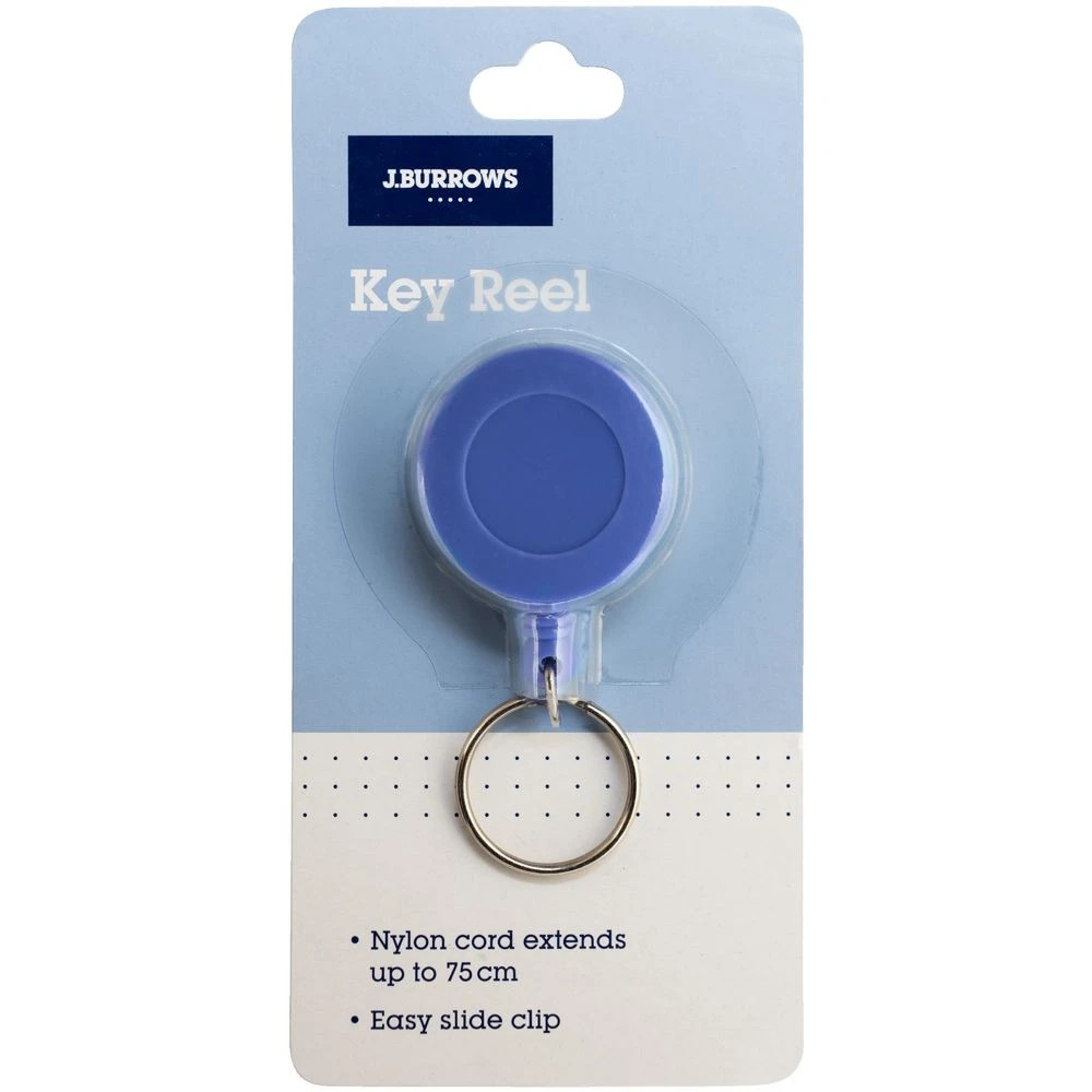 2 J.Burrows Retractable Key Reel Purple, 2 of 3