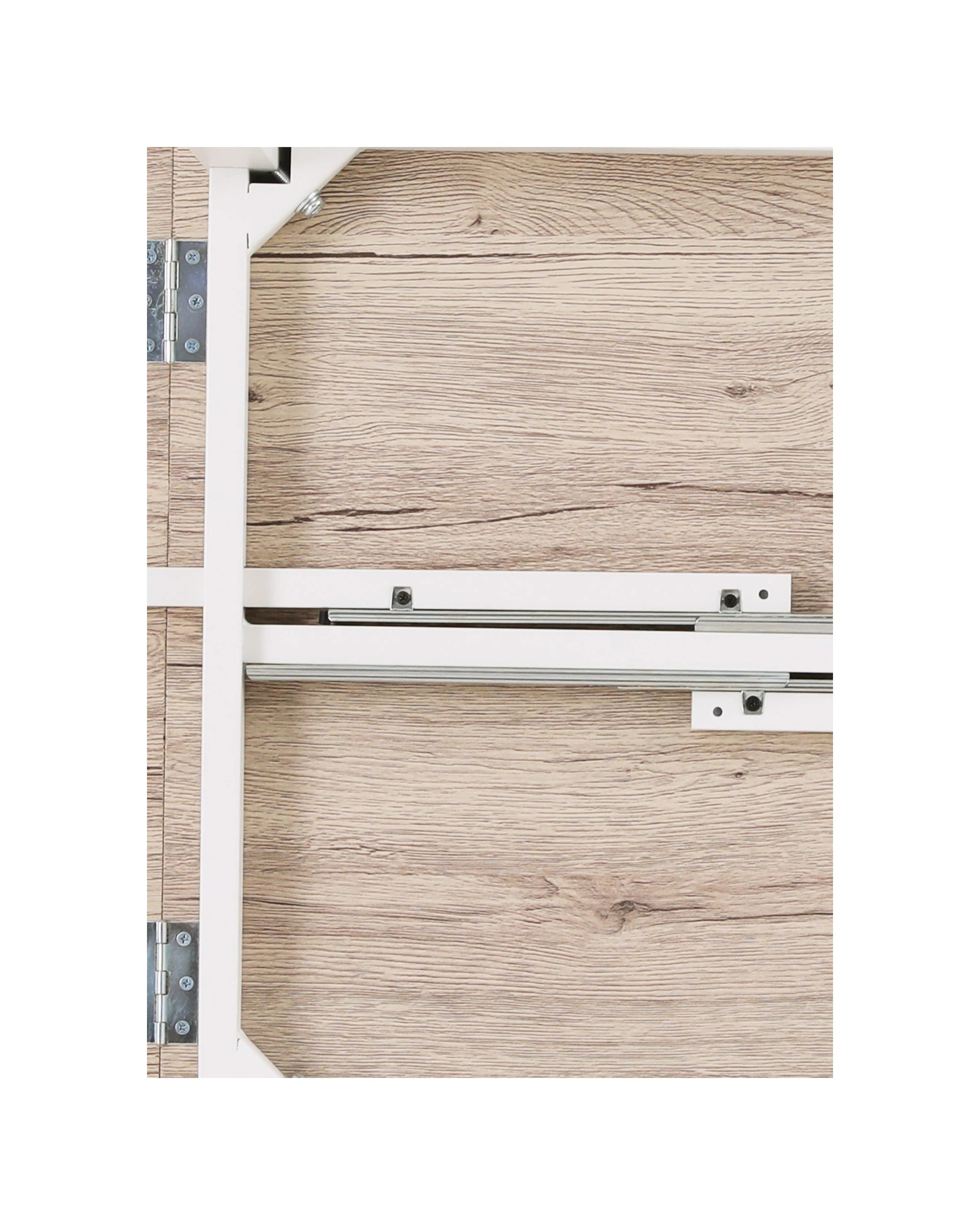 9 Artiss Dining Table and Chairs Set 5pcs Foldable Kitchen Furniture - Natural, 9 of 10