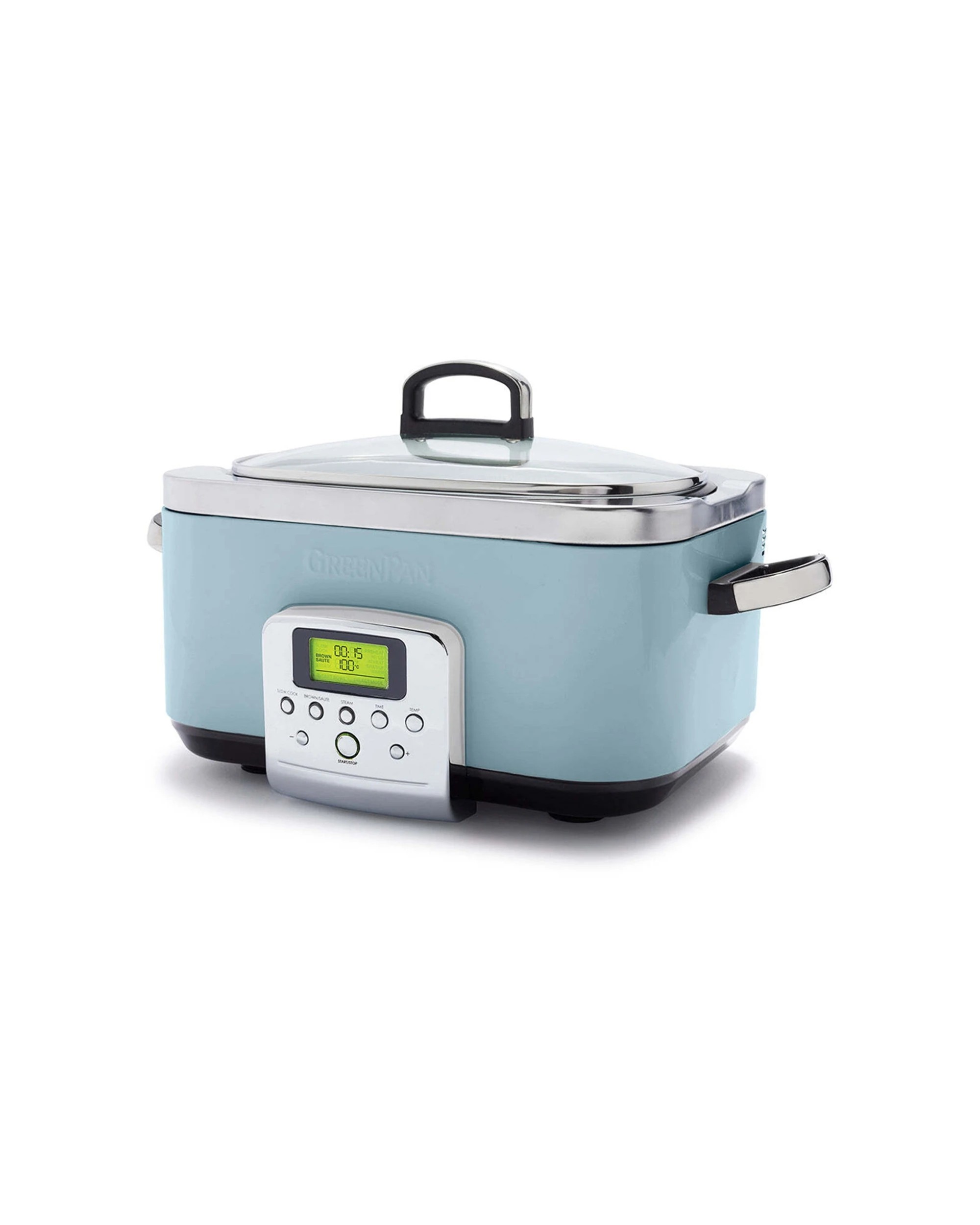 1 Greenpan Elite Blue Haze Electric Slow Cooker 230v 2200w Home Kitchen Cookware
 - Blue, 1 of 8