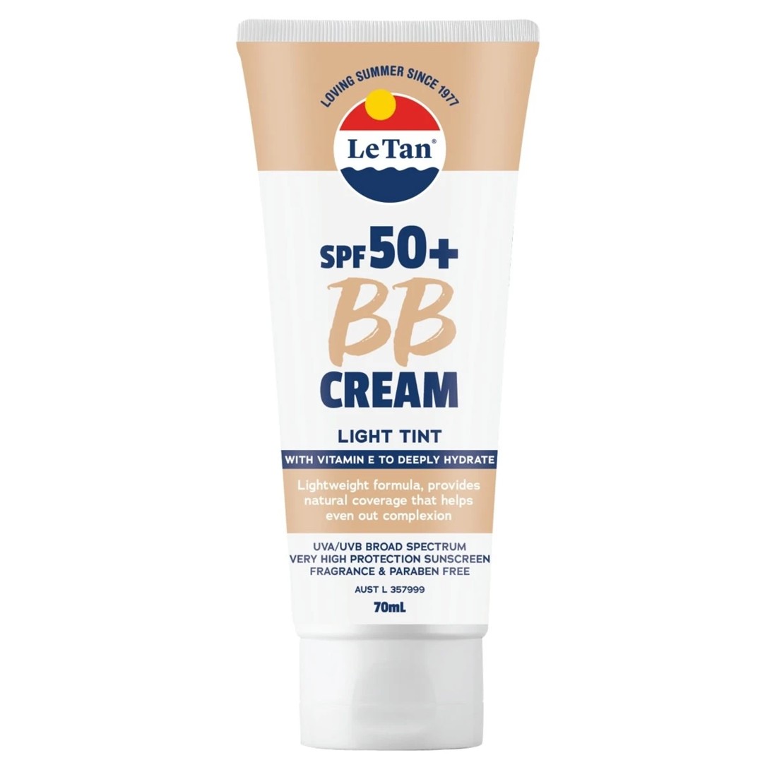 1 Le Tan SPF50+ BB Cream 70ml - Light Tint, Vitamin E, 1 of 1