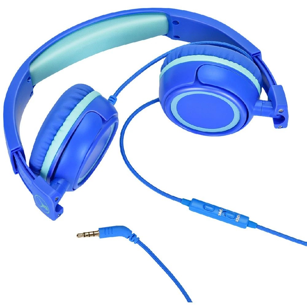 5 BONELK Comfort Kids Wired Headphones Blue/Green, 5 of 7