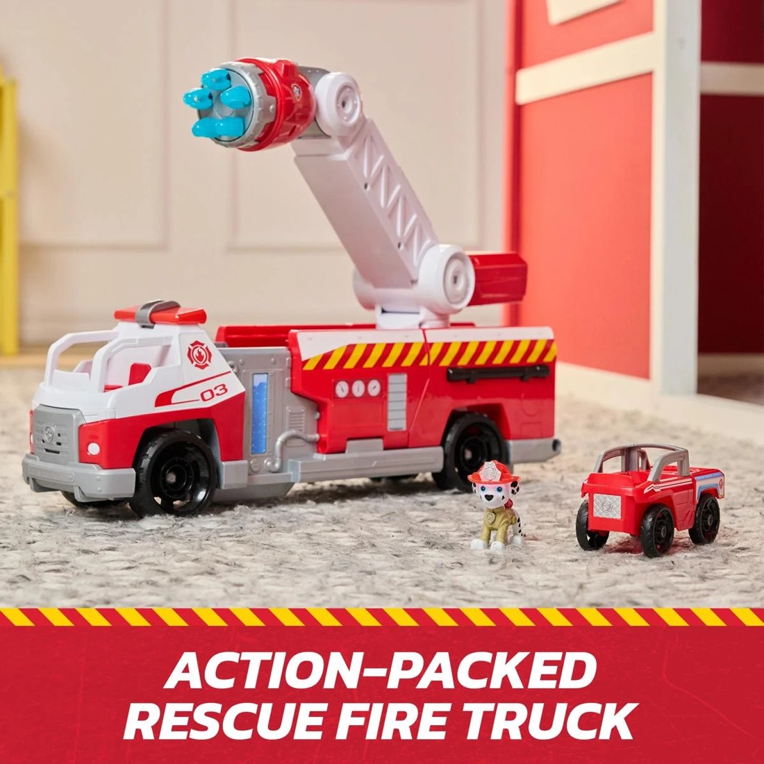 2 PAW Patrol Fire Rescue Rapid Reload Fire Truck, 2 of 9