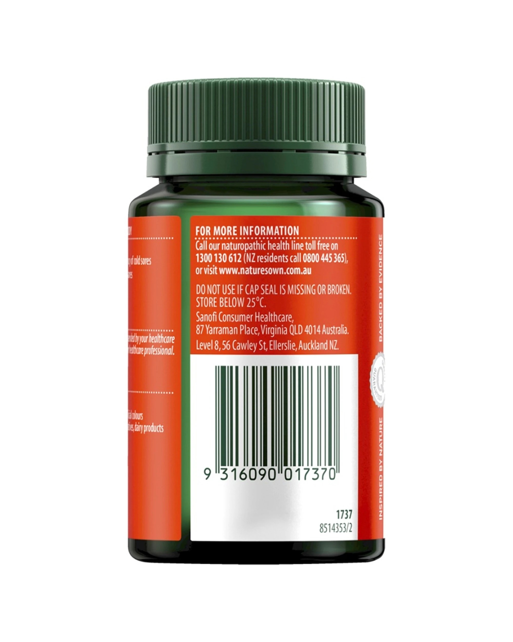 3 Nature's Own 50pc Double Strength Cold Sore Relief Supplement Tablets, 3 of 3