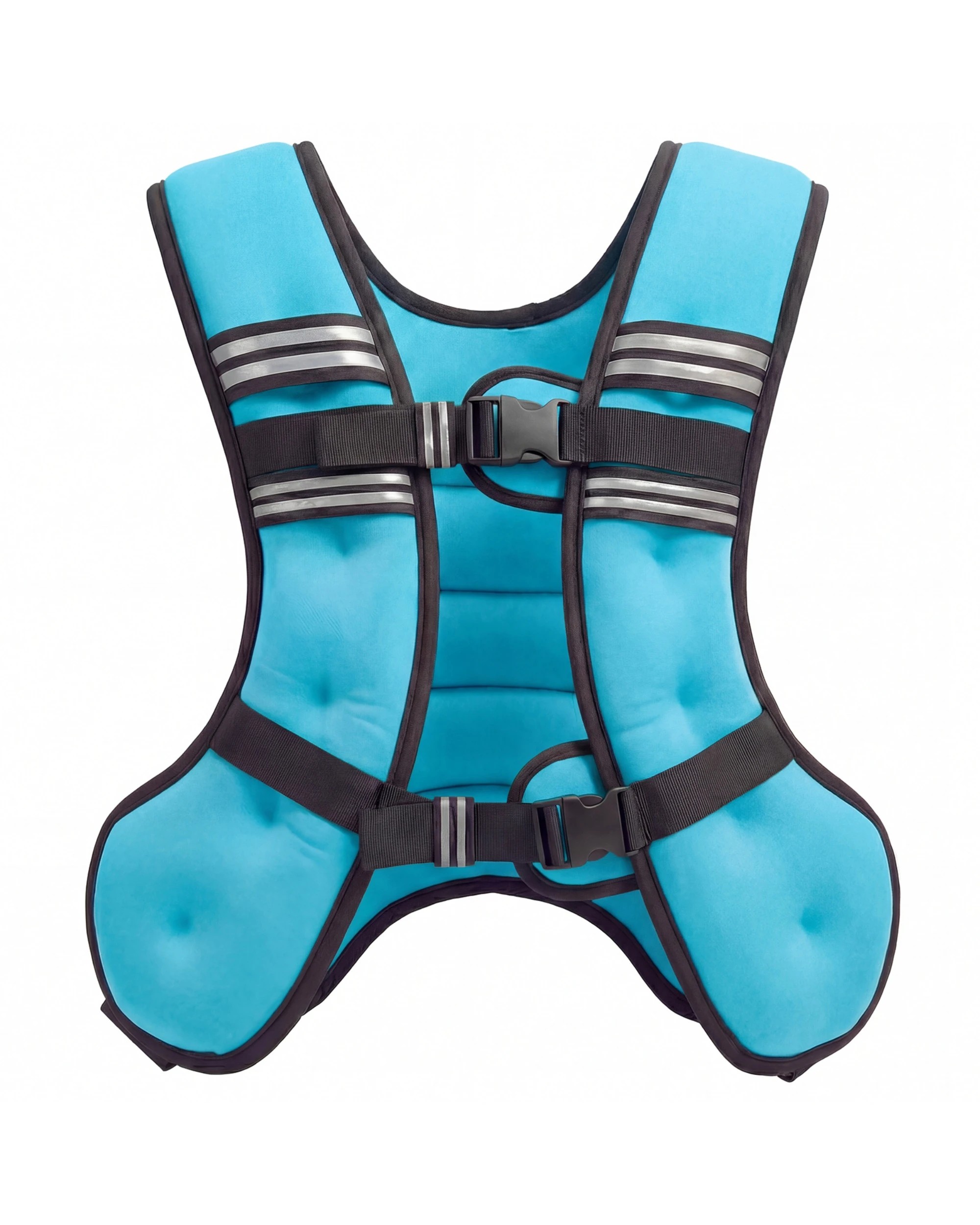 1 Advwin Adjustable 8kg Weighted Vest - Blue, 1 of 8