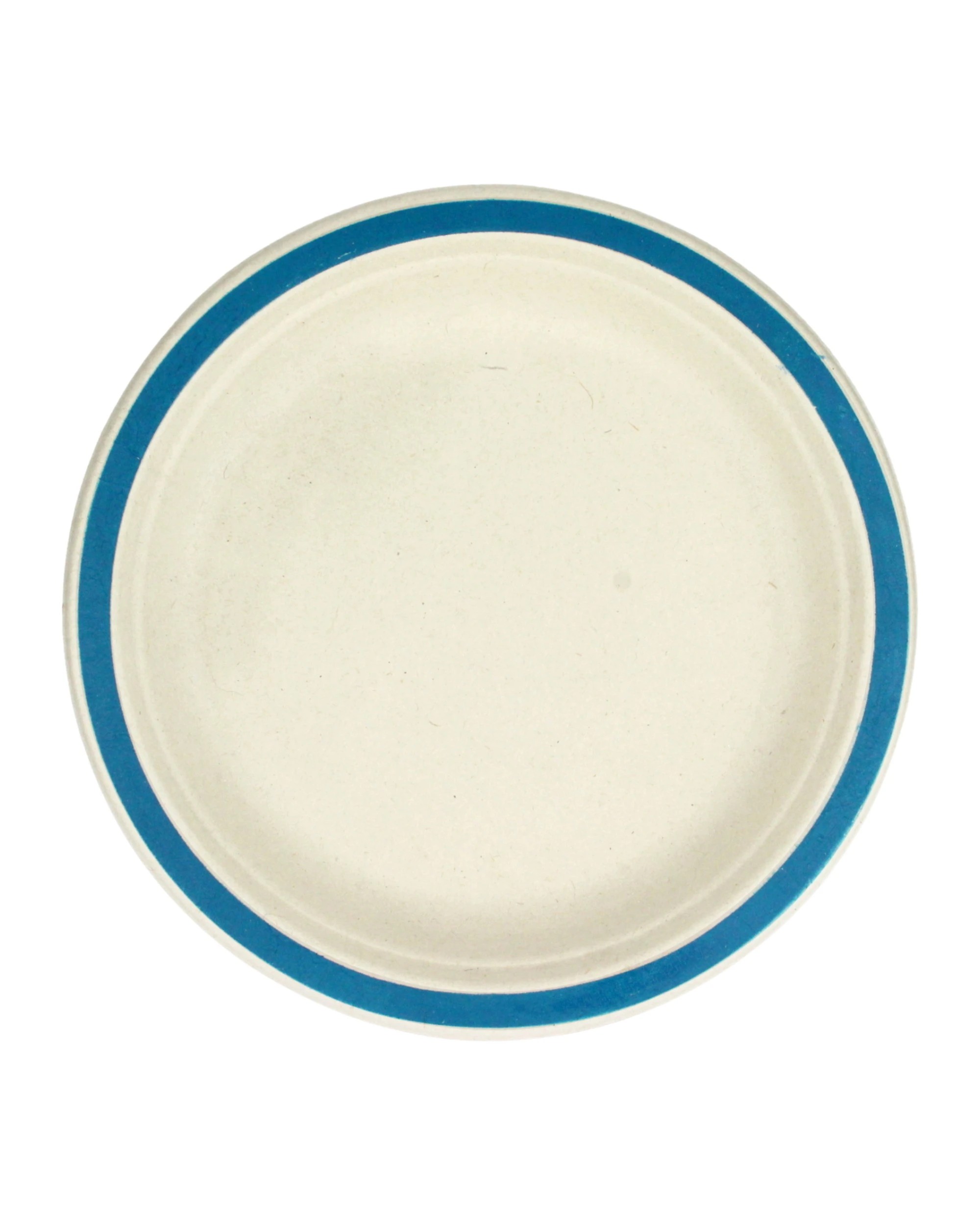 1 alpen Royal Blue Rim Sugar Cane Small Plates Pack of 10 - Royal Blue Rim, 1 of 3