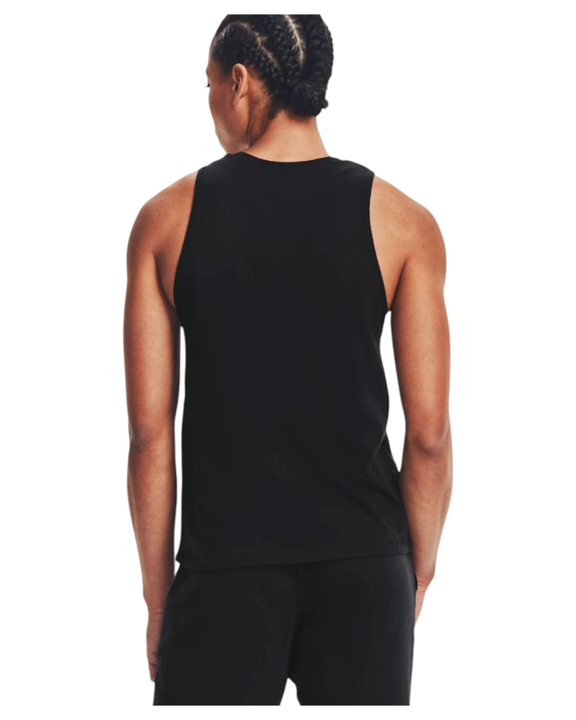 5 Under Armour Womens Live Sport Style Tank Top Black Singlet BLACK, 5 of 6