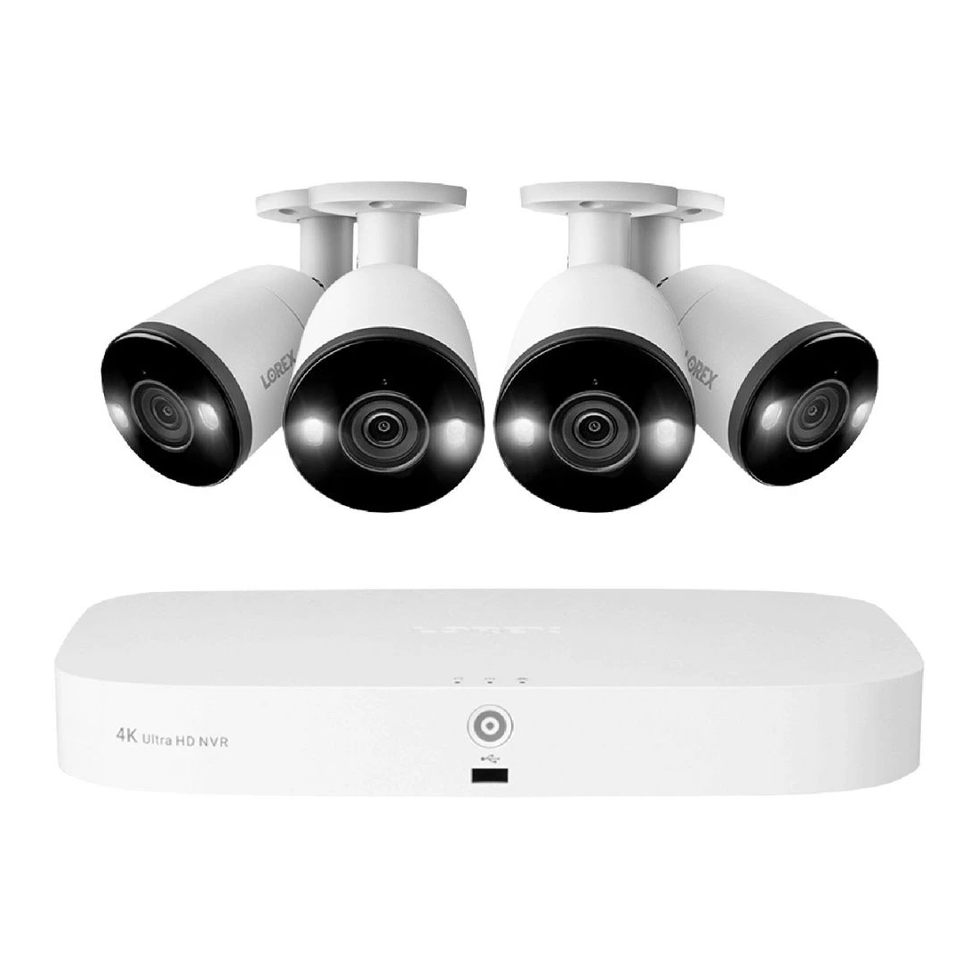 1 Lorex Fusion 4K Network Video Recorder & 4x Bullet Camera, 1 of 5