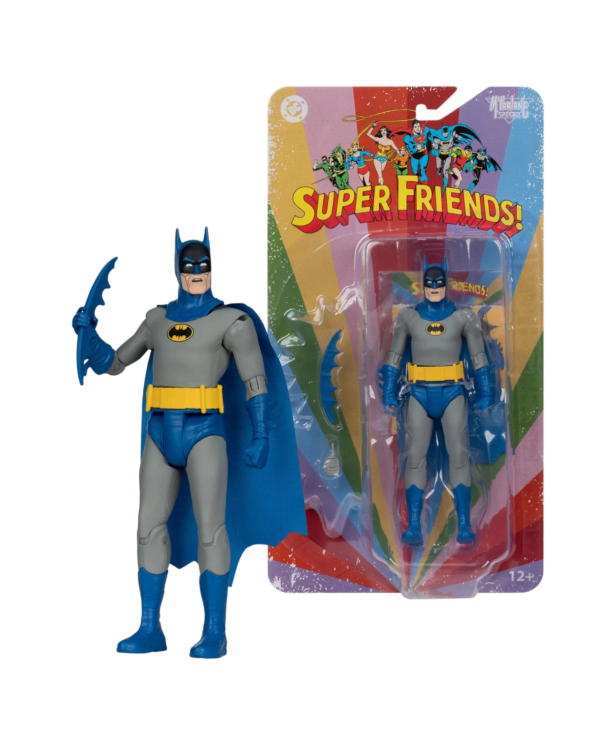 1 DC Comics Retro Super Friends Bizarro Batman 6 inch Action Figure, 1 of 8