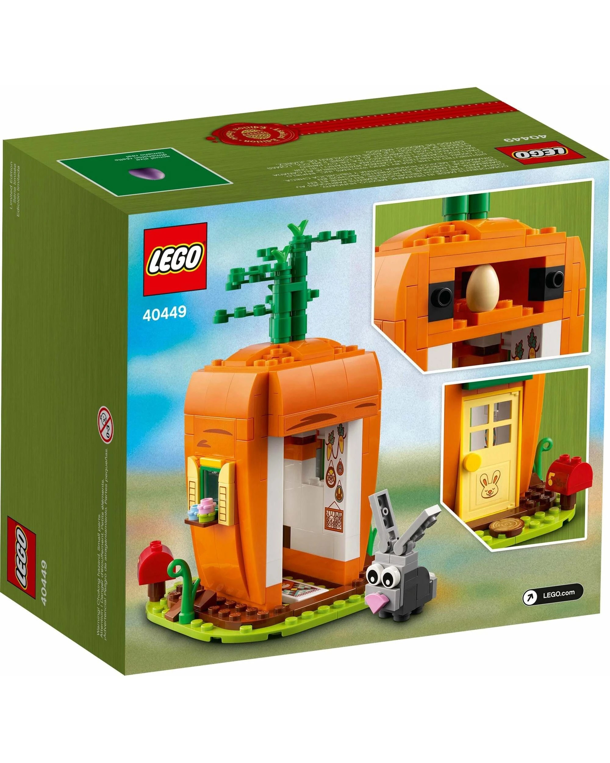2 Lego Easter Excl 40449 Easter Bunny's Carrot House, 2 of 2