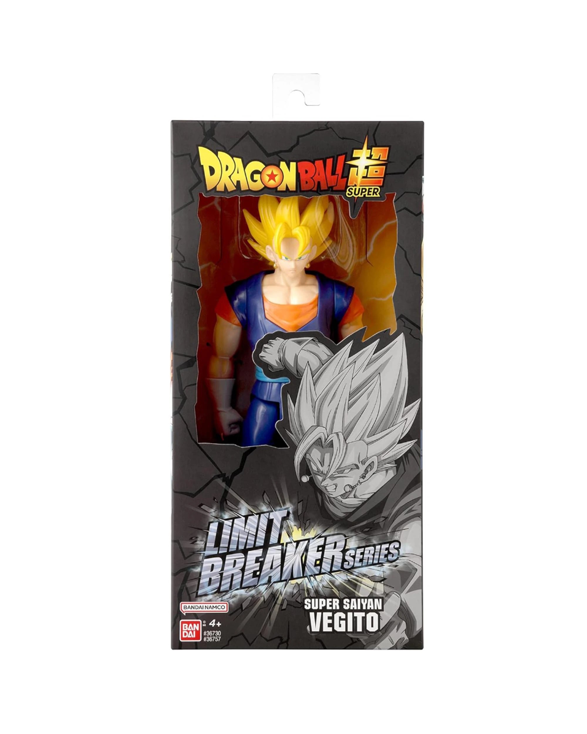 1 Bandai Dragon Ball Super Limit Breaker Seriers 12 inch Super Saiyan Vegito Figure, 1 of 3
