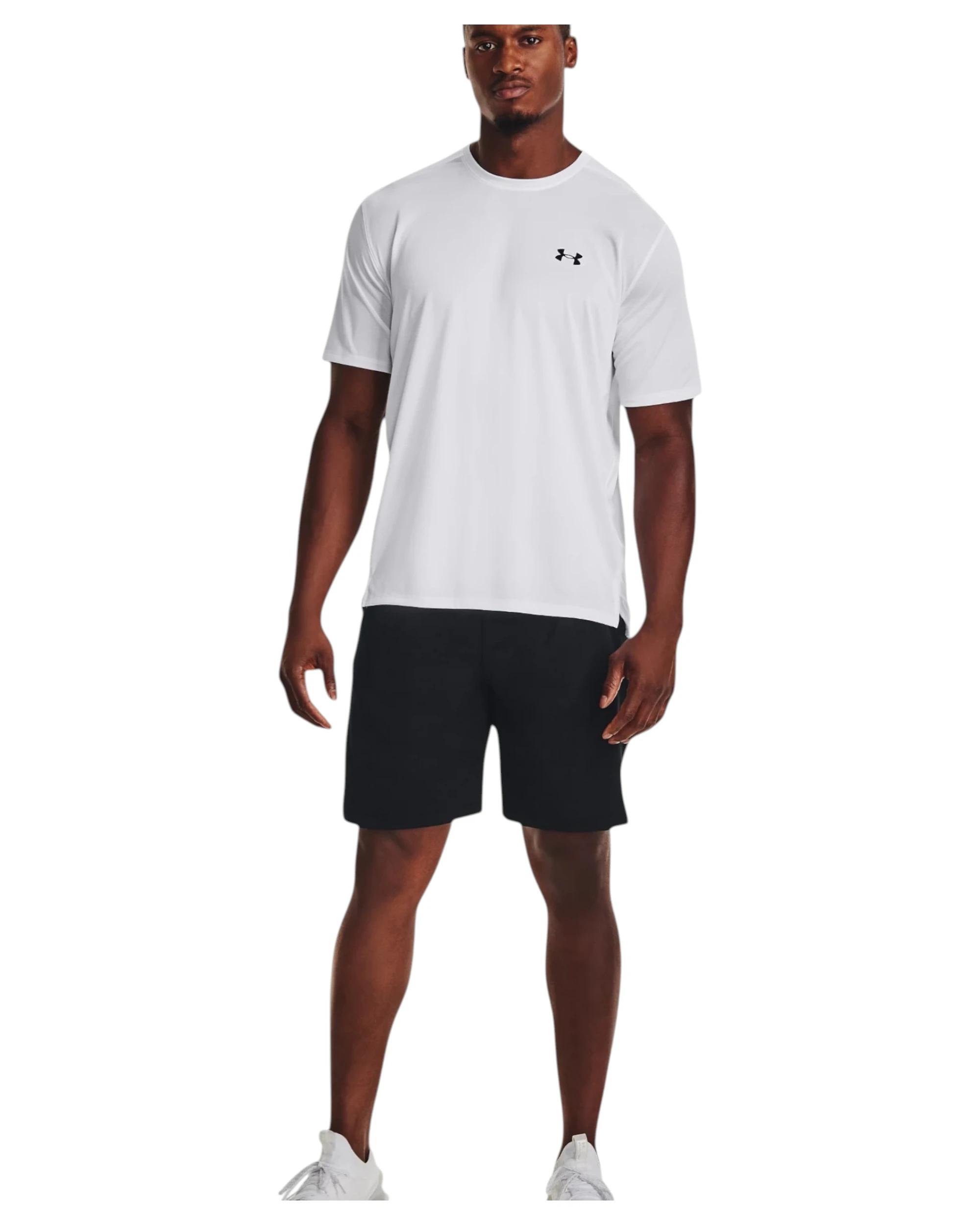 4 Under Armour Mens Tech Vent Black Running Shorts Black, 4 of 7